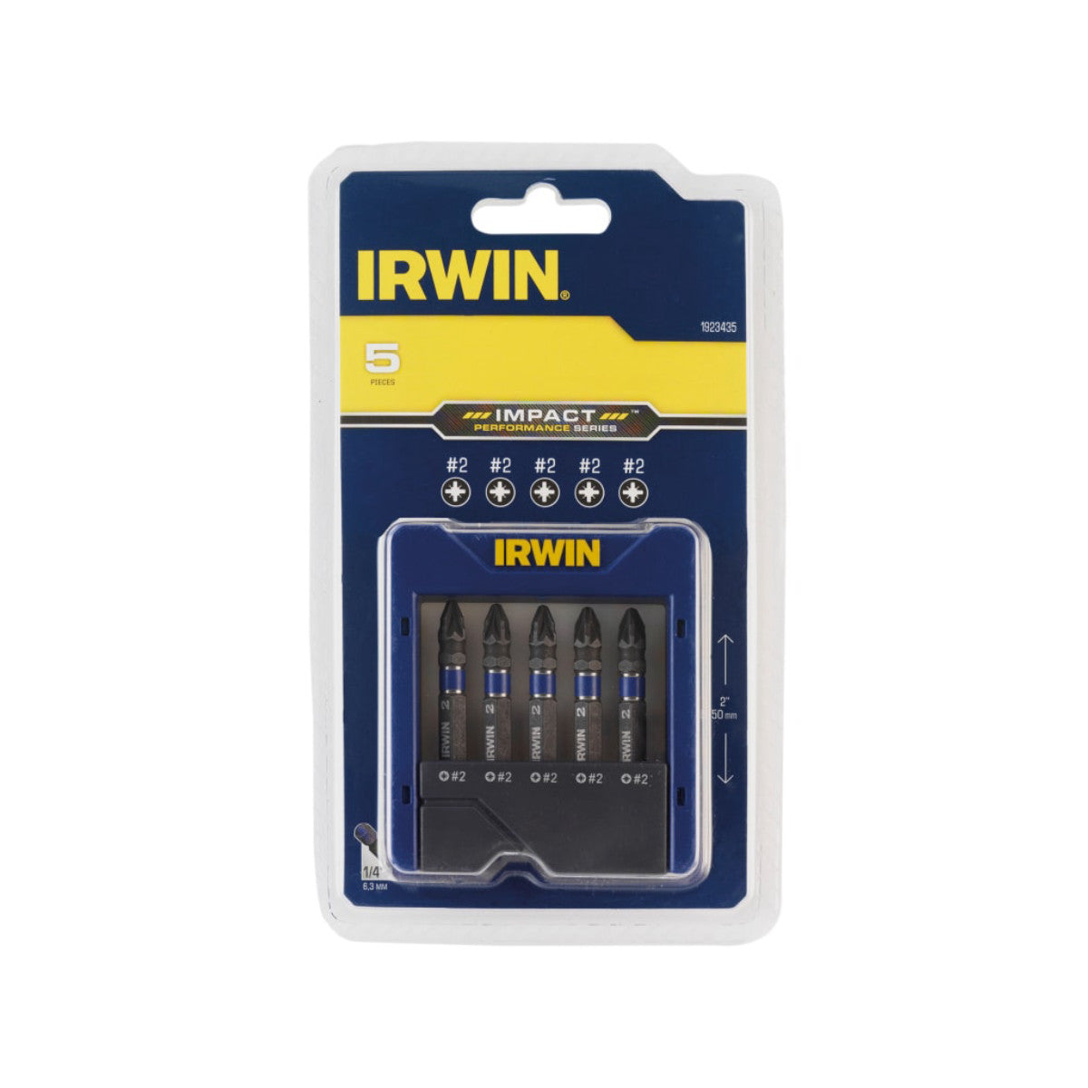 IRWIN Pozidriv Impact Screwdriver Pocket Bit Set, 5 Piece IRW1923435