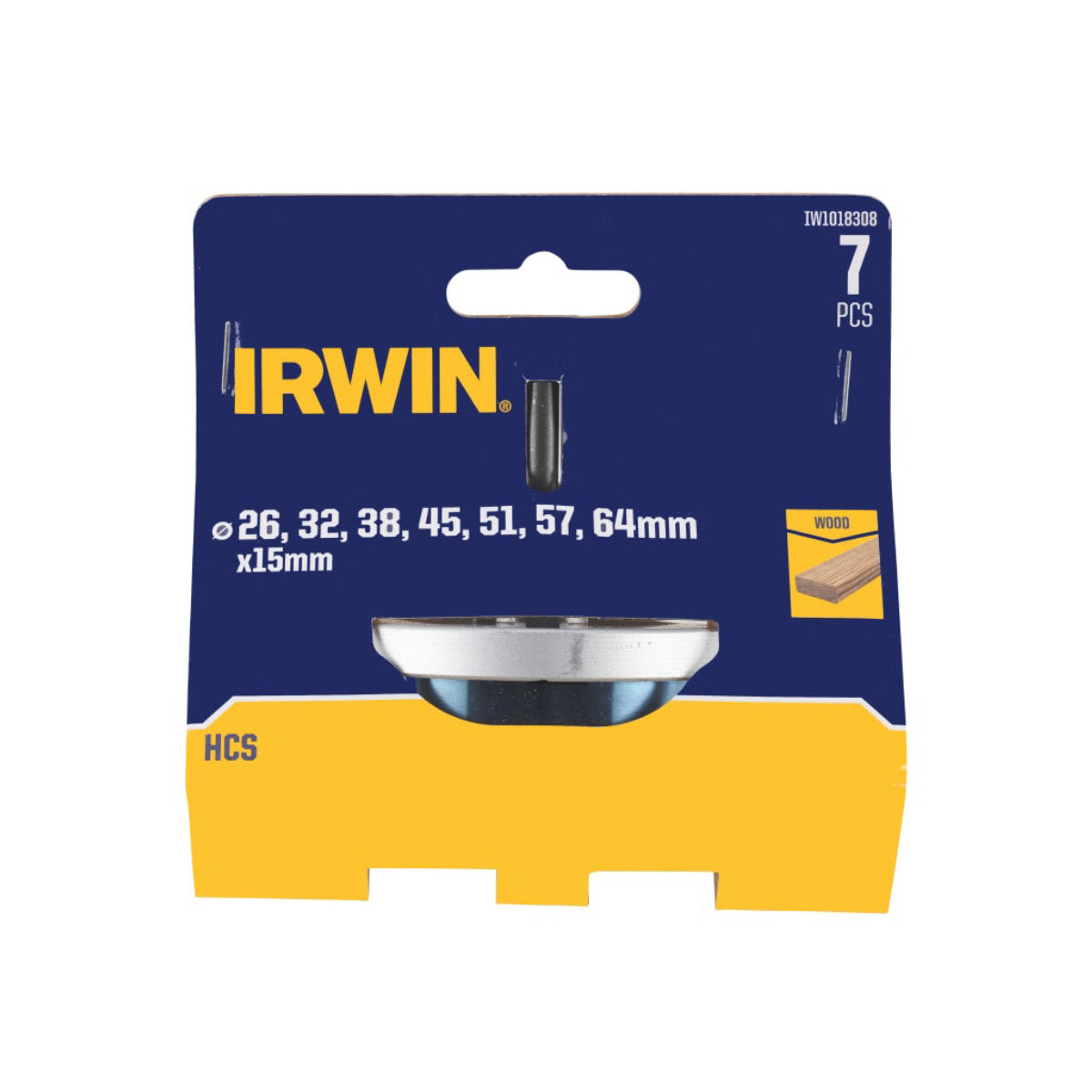 IRWIN Holesaw Set, 7 Piece IRWIW1018308