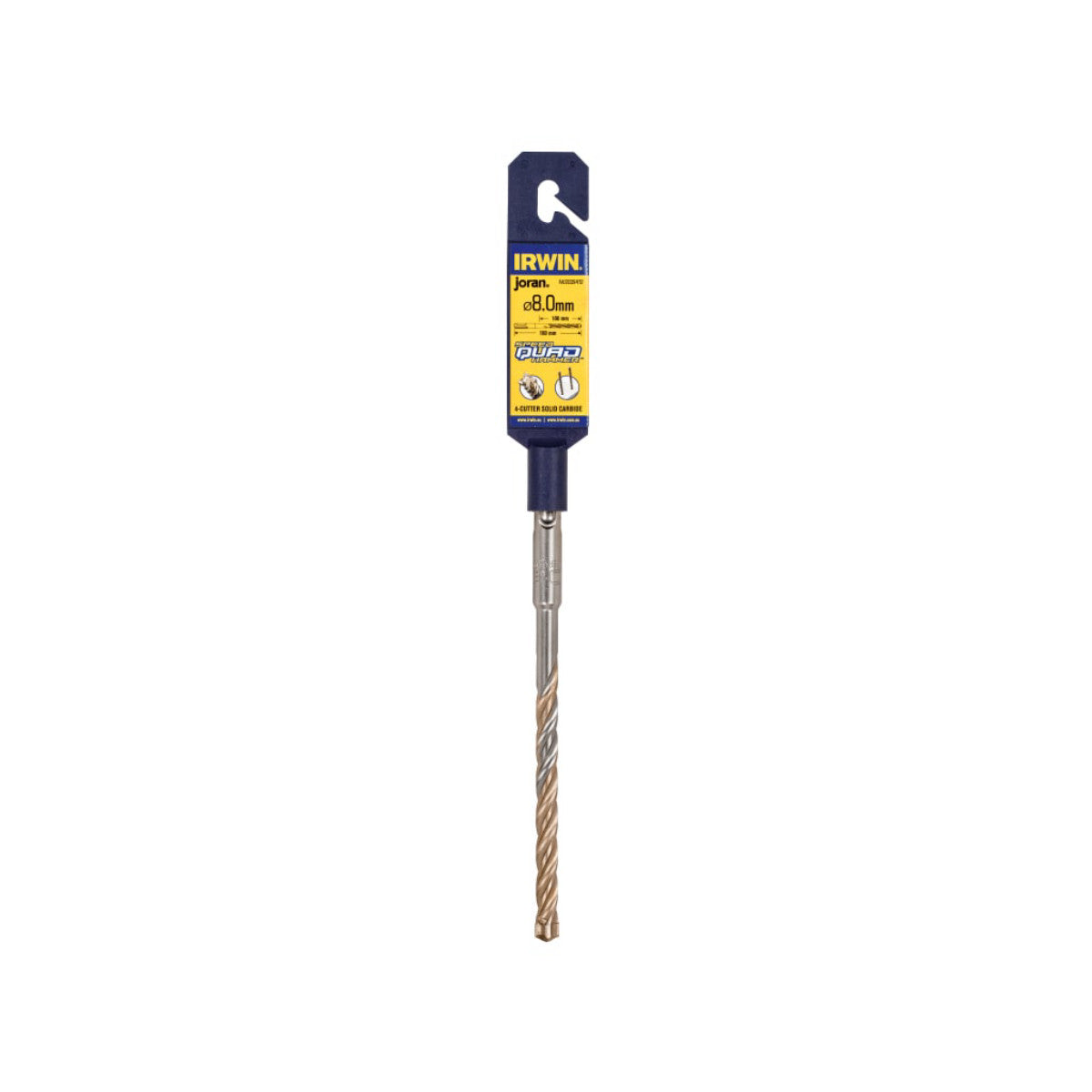 IRWIN Speedhammer Quad Drill Bit 8.0 x 160mm IRWIW2039412