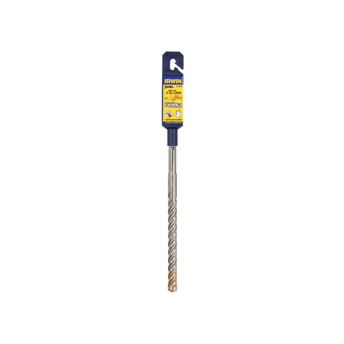 IRWIN Speedhammer Quad Drill Bit 12.0 x 210mm IRWIW2039422