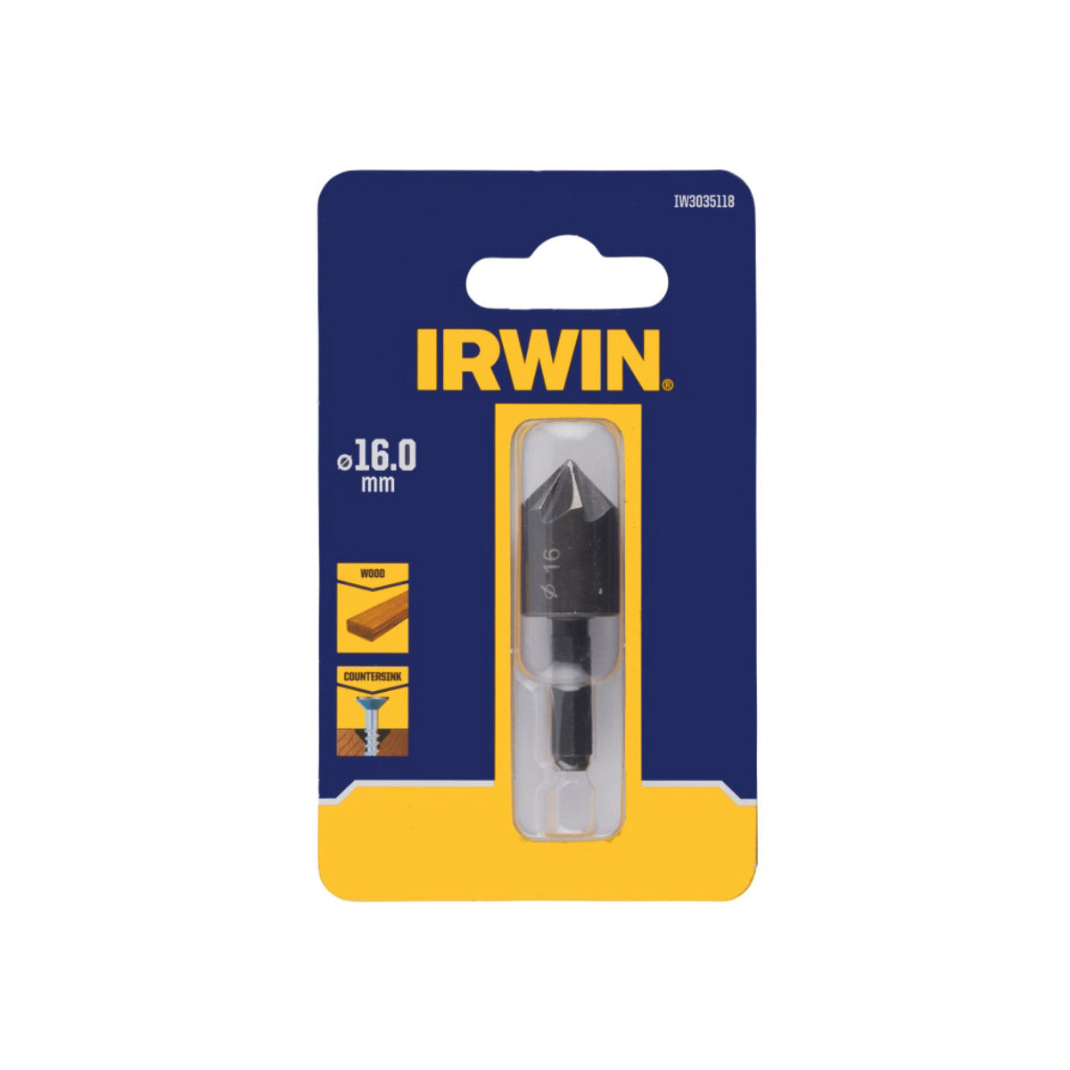 IRWIN Hex Countersink 16mm IRWIW3035118