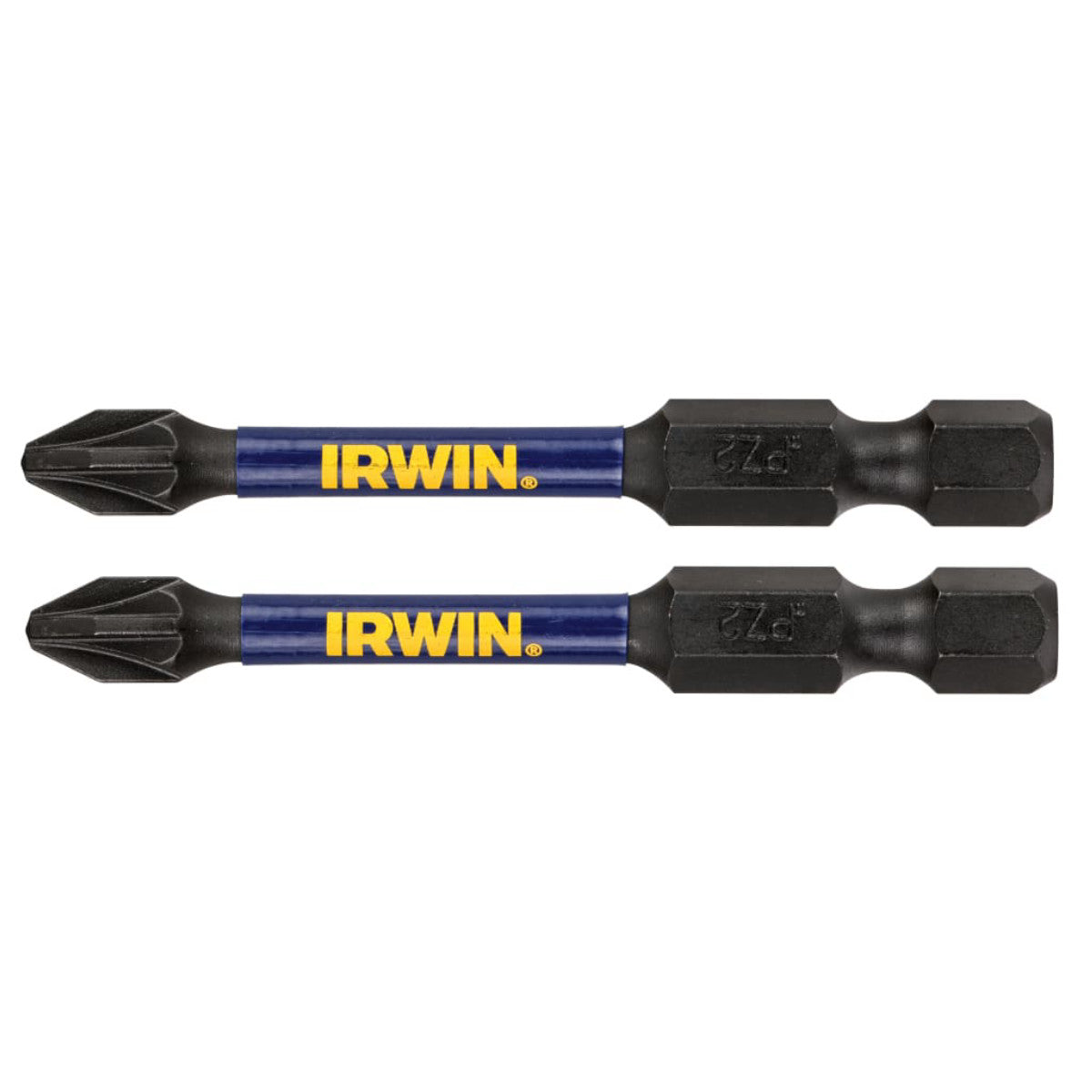 IRWIN Impact Pro Performance Screwdriver Bits PZ1 57mm (Pack 2) IRWIW6061413