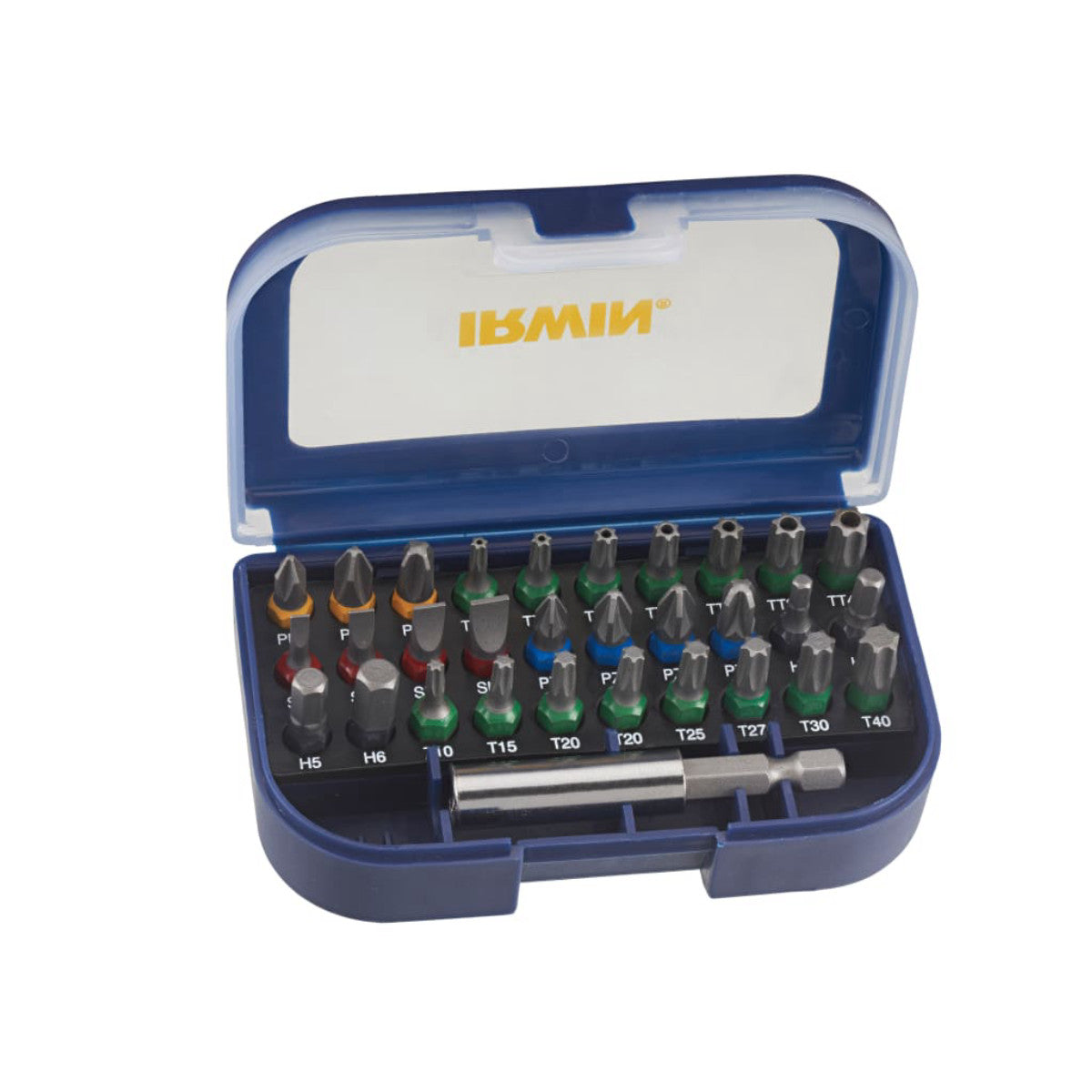 IRWIN Colour Coded Screwdriver Bit Set, 31 Piece IRWIW6062526