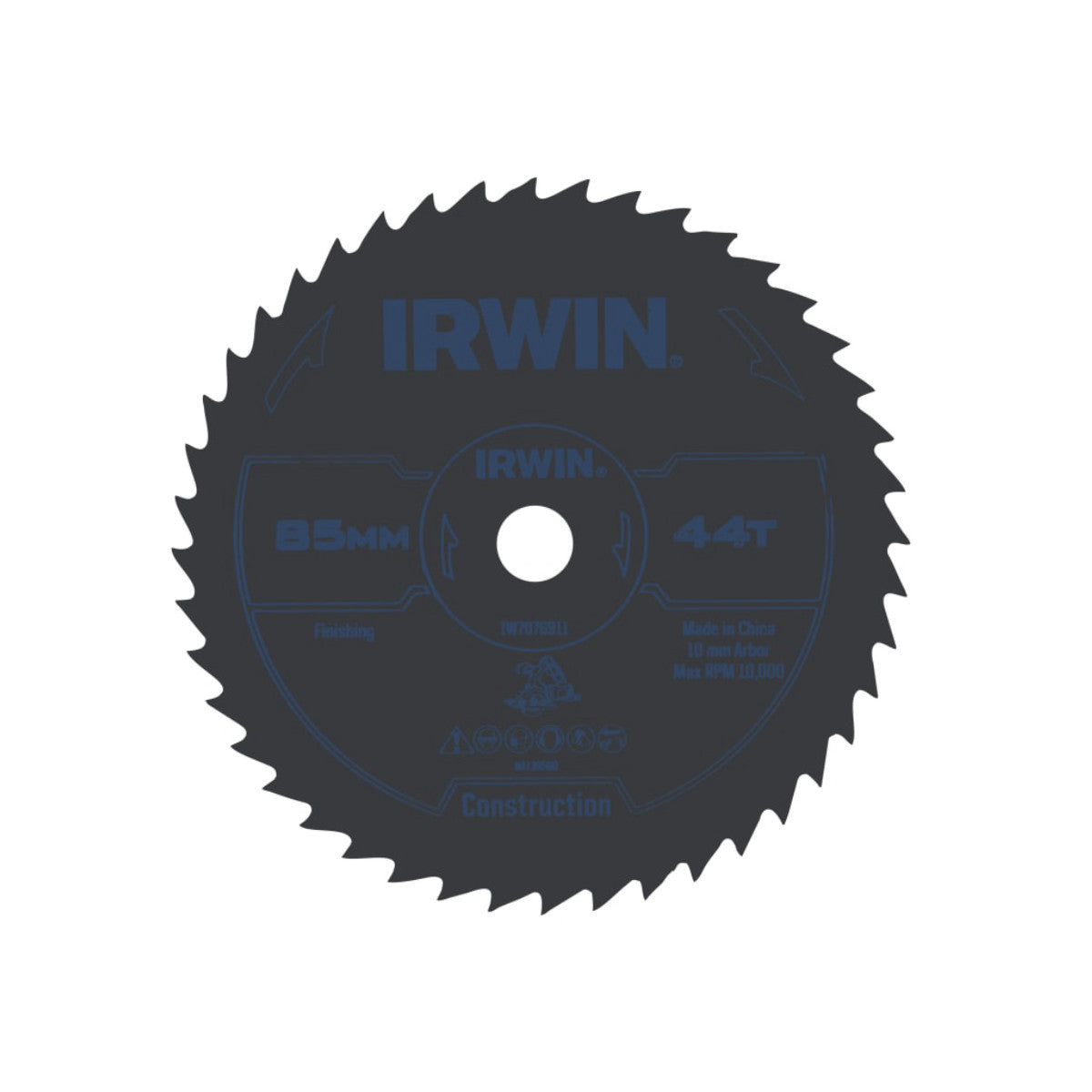IRWIN General Purpose Saw Blade 85 x 10mm x 44T ATB IRWIW7076911