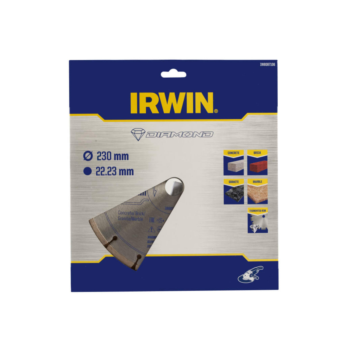 IRWIN Segmented Diamond Blade 230 x 22.23mm IRWIW8087106
