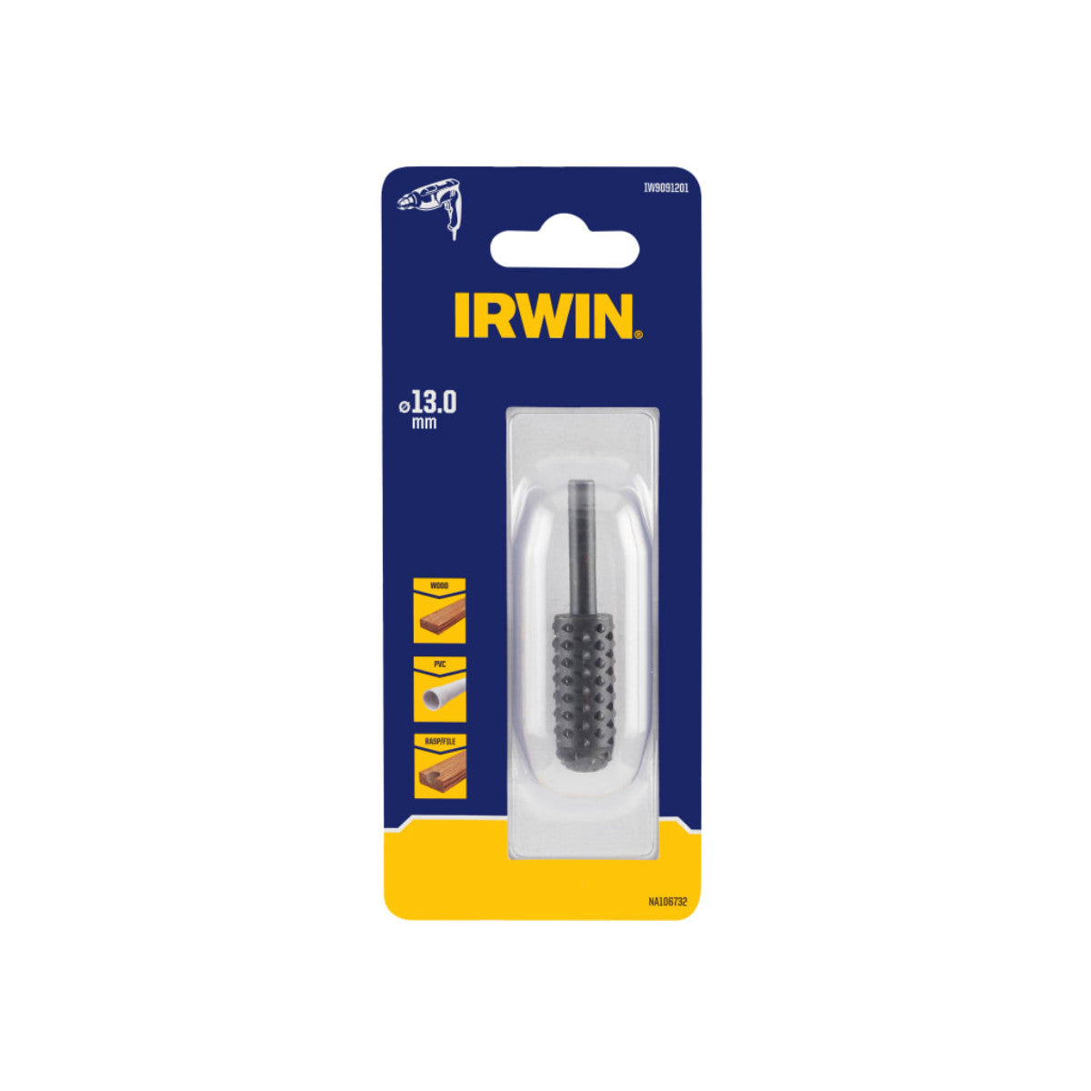 IRWIN Cylindrical Rasp 13mm IRWIW9091201