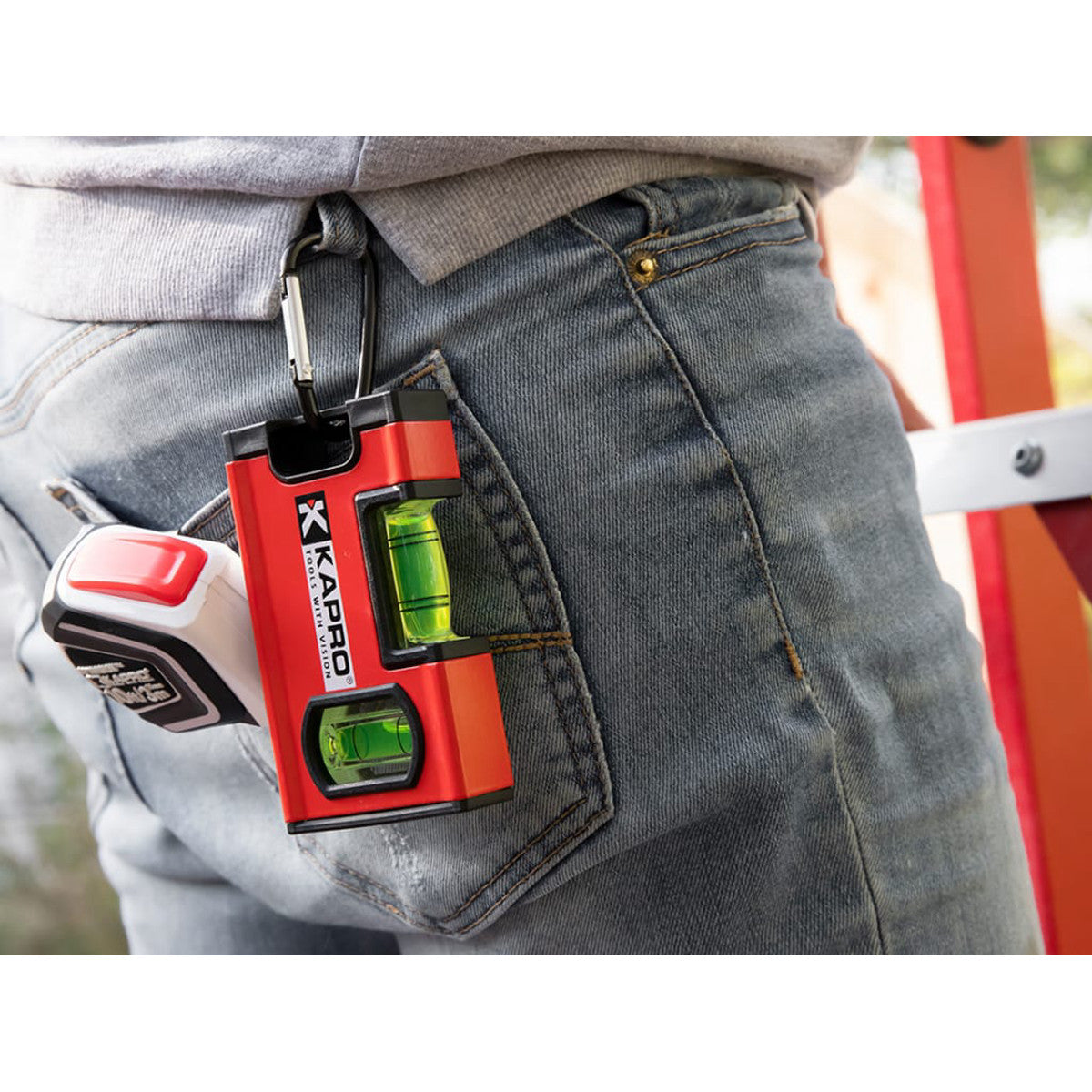 Kapro 771 TWIN Mini Level with Carabiner 10cm KPOK771M