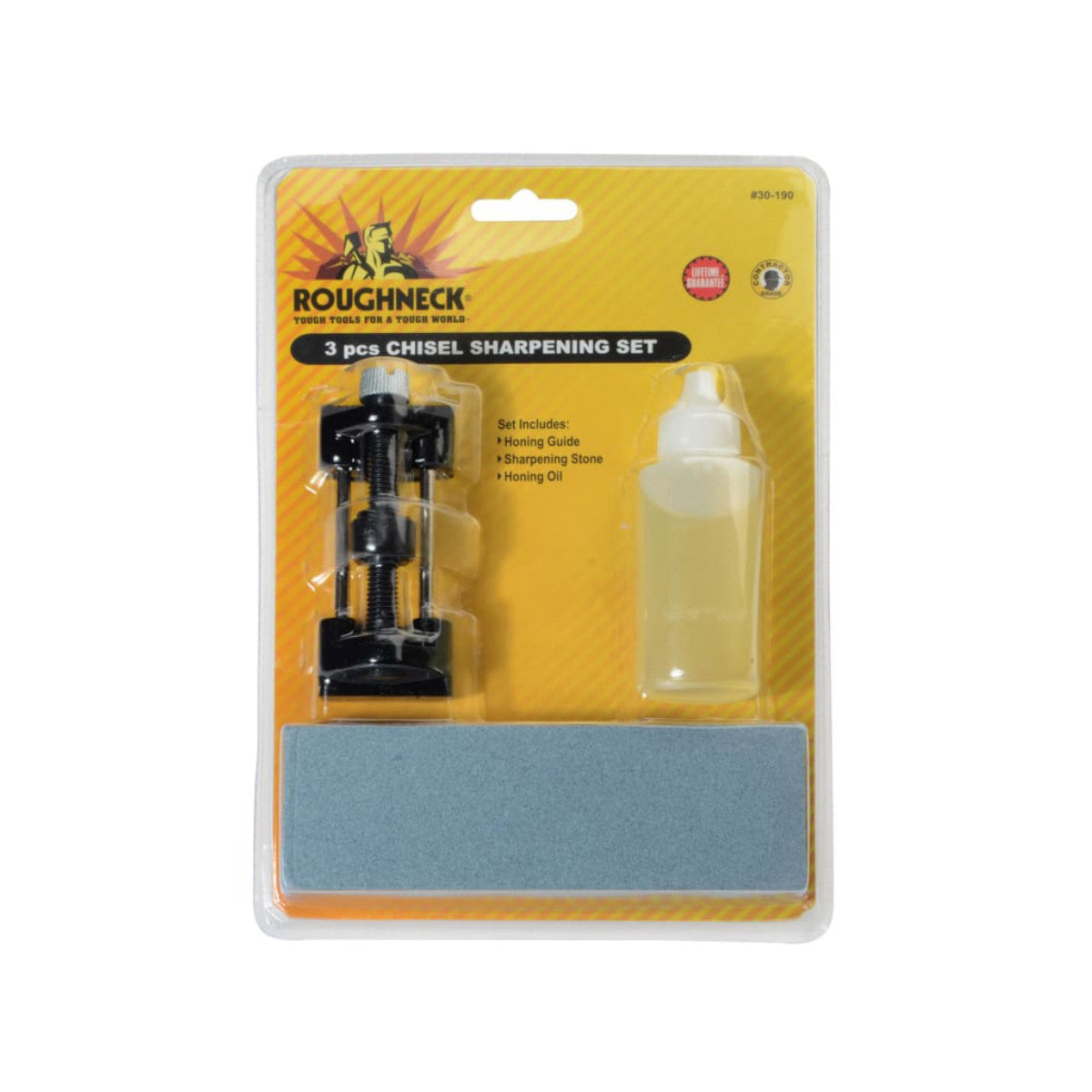 Roughneck Chisel Sharpening Kit, 3 Piece ROU30190