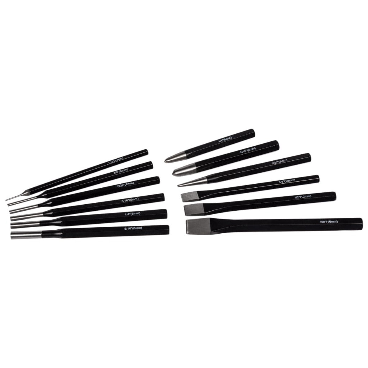 Roughneck Punch & Chisel Set, 12 Piece ROU31180