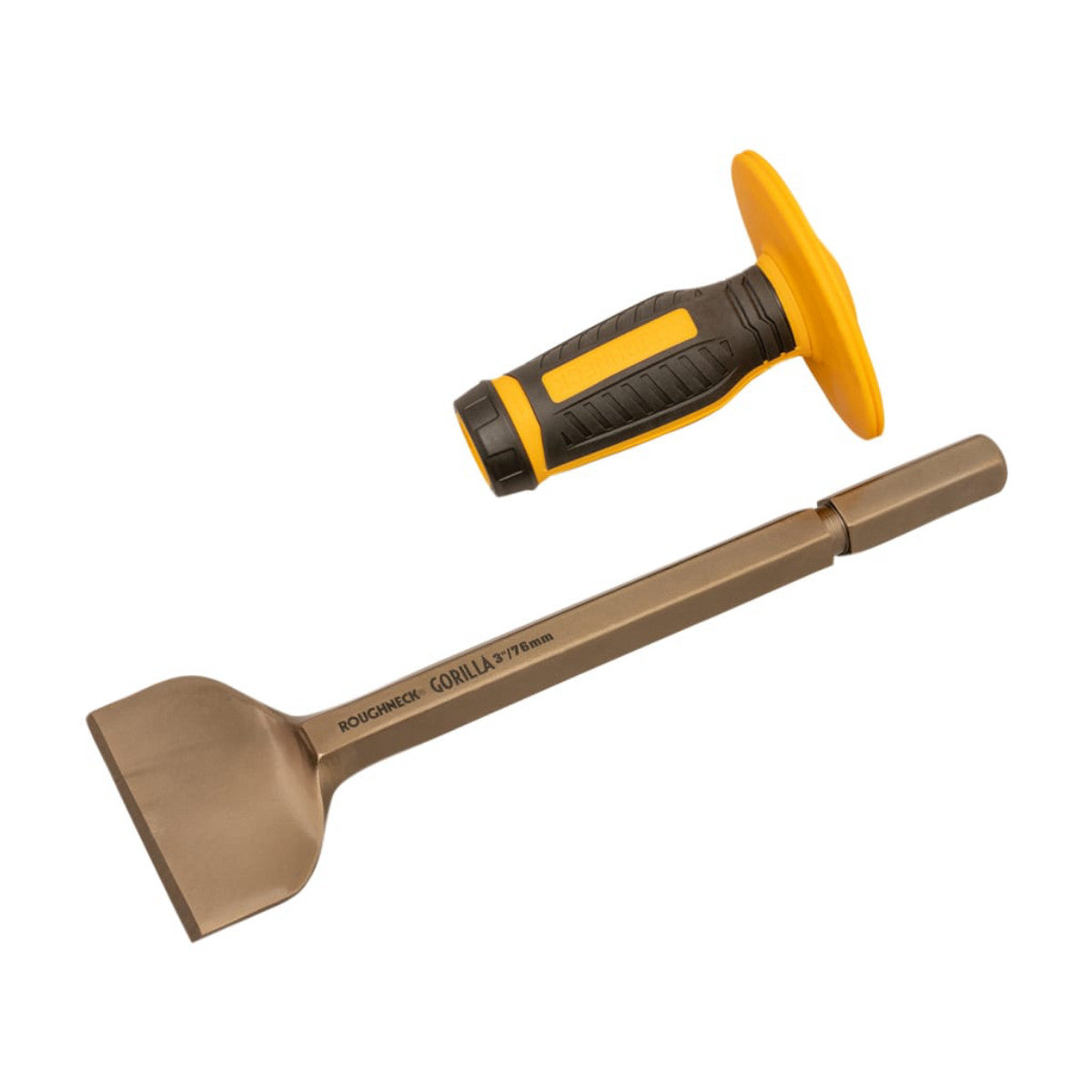 Roughneck GORILLA Brick Bolster with Non-Slip Hand Guard 76 x 279mm (3 x 11in) ROU31926