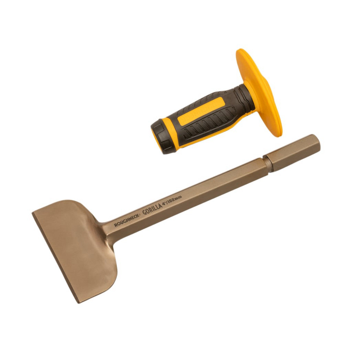 Roughneck GORILLA Brick Bolster with Non-Slip Hand Guard 102 x 279mm (4 x 11in) ROU31927