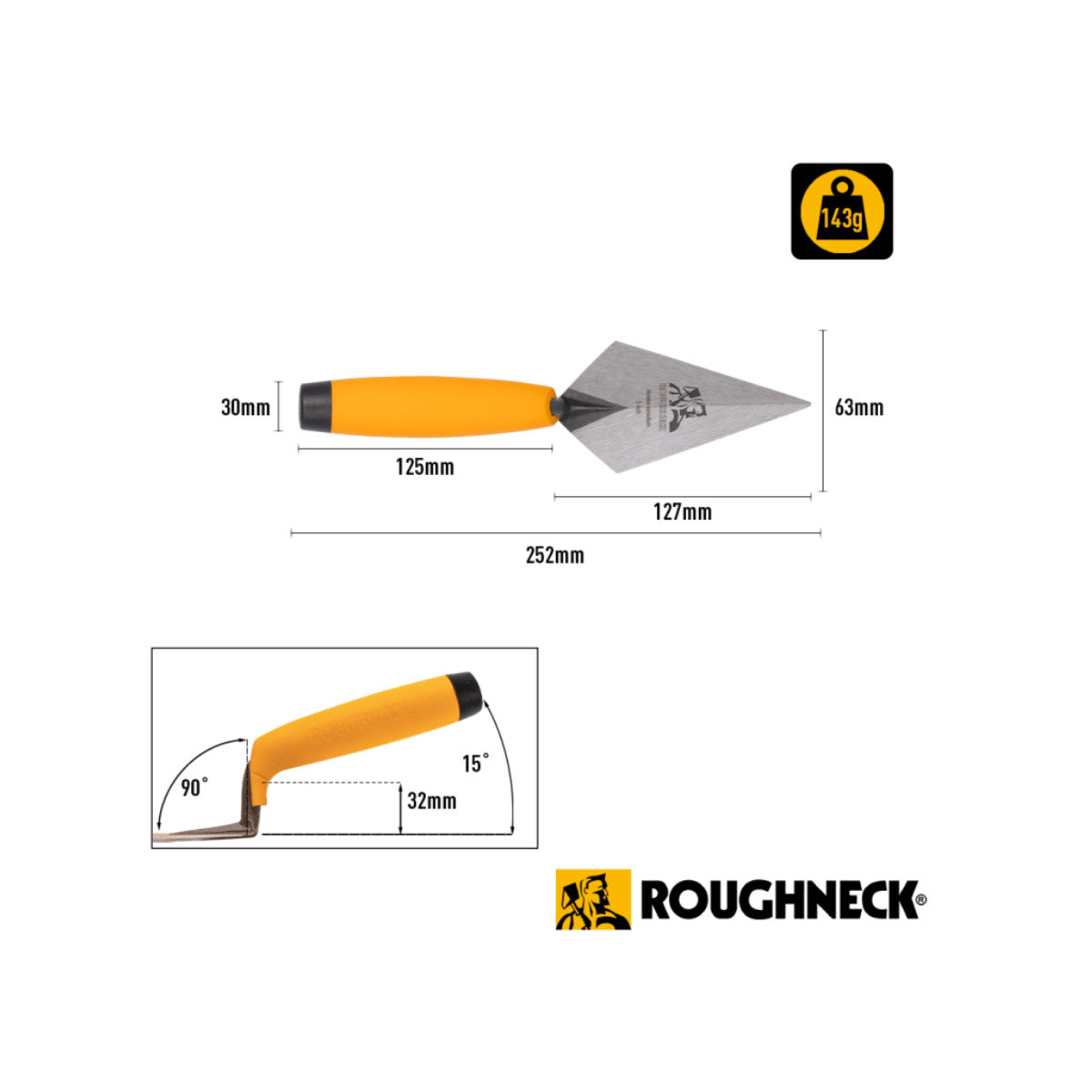 Roughneck Philadelphia Pointing Trowel 127mm (5in) ROU51025