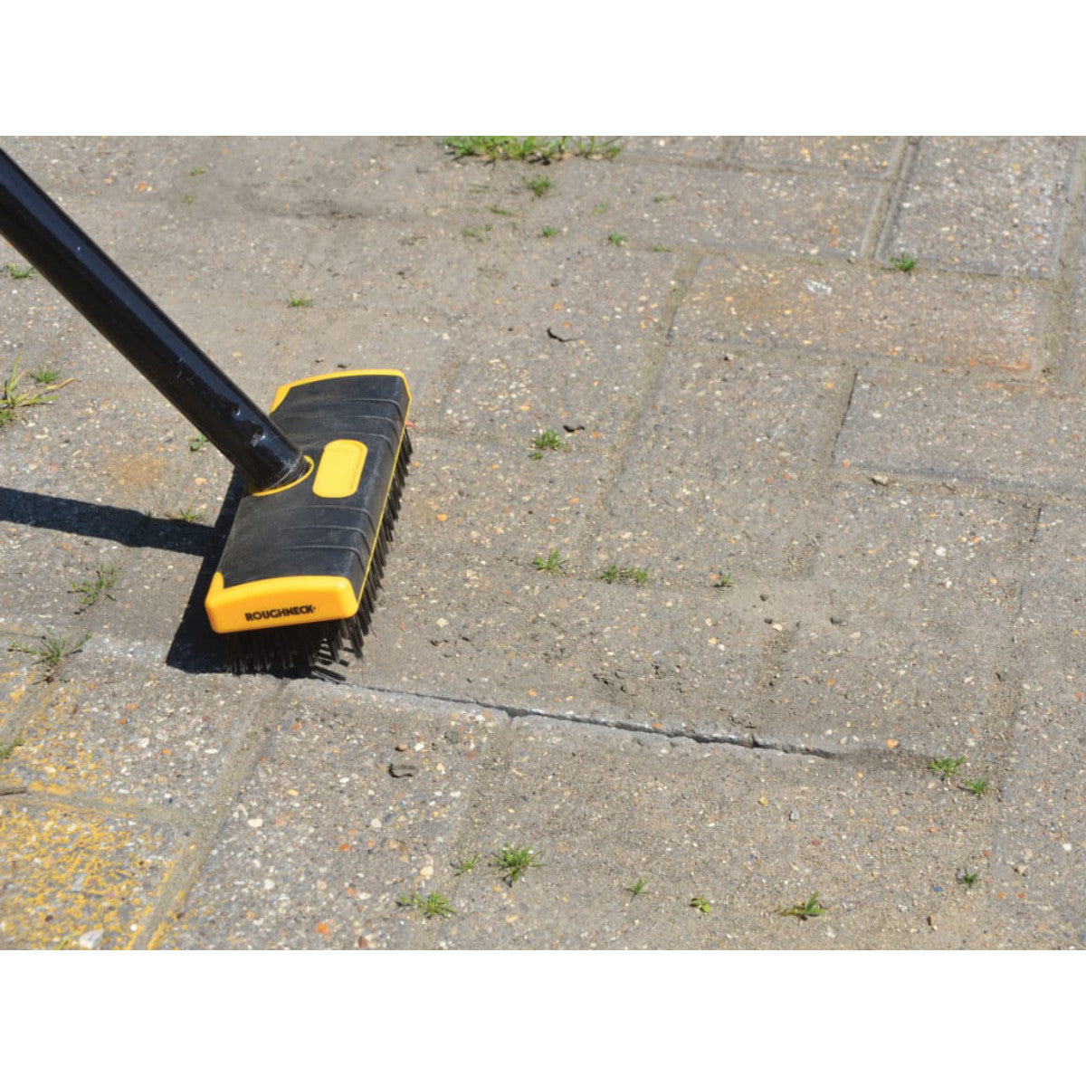 Roughneck Heavy-Duty Scrub Brush Soft Grip 200mm (8in) NO Handle ROU52060