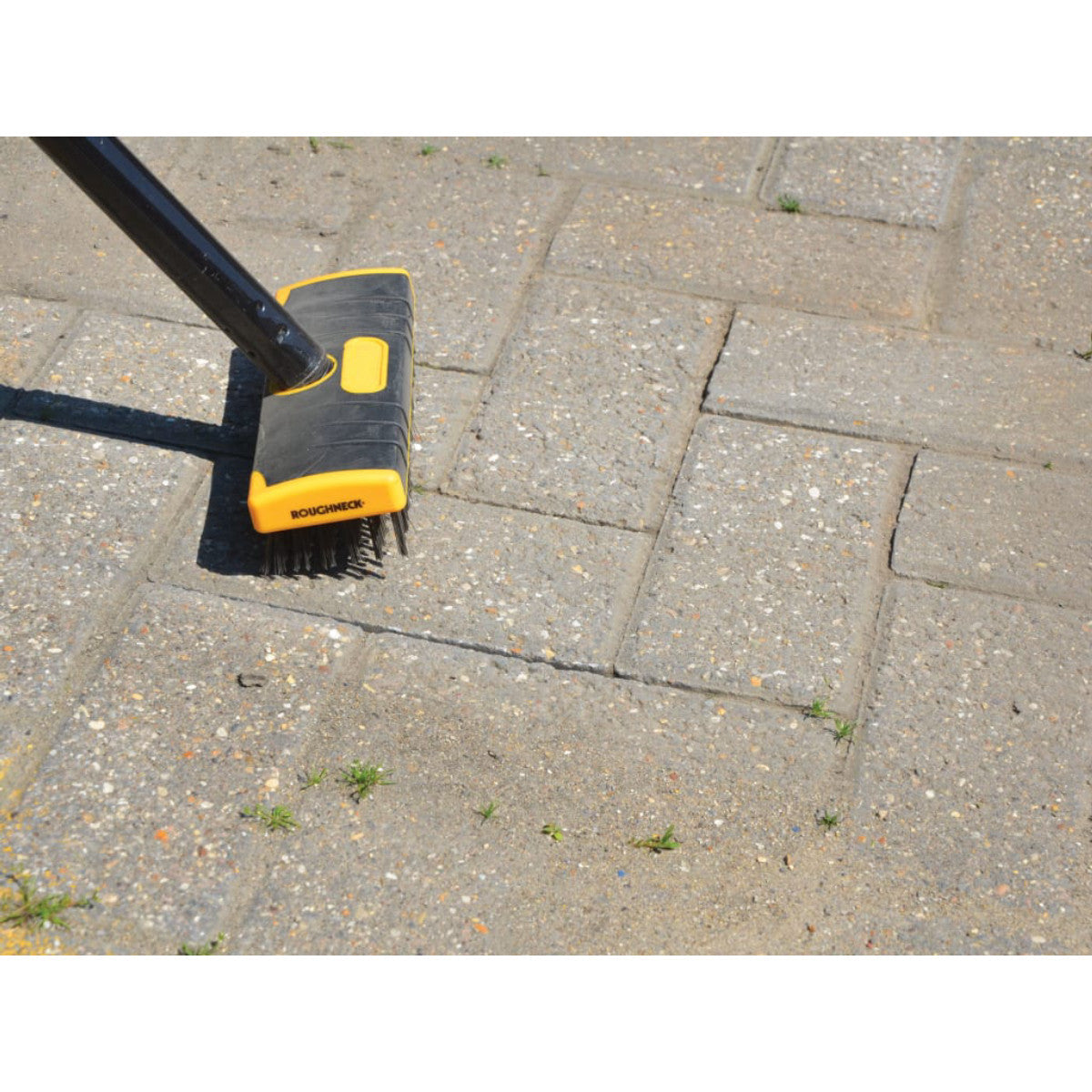 Roughneck Heavy-Duty Scrub Brush Soft Grip 200mm (8in) NO Handle ROU52060