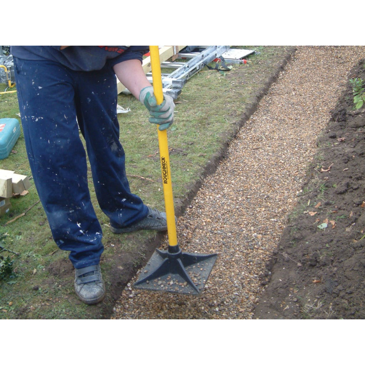 Roughneck Contractor's Tamper - Square 200 x 200mm (8in) ROU64379