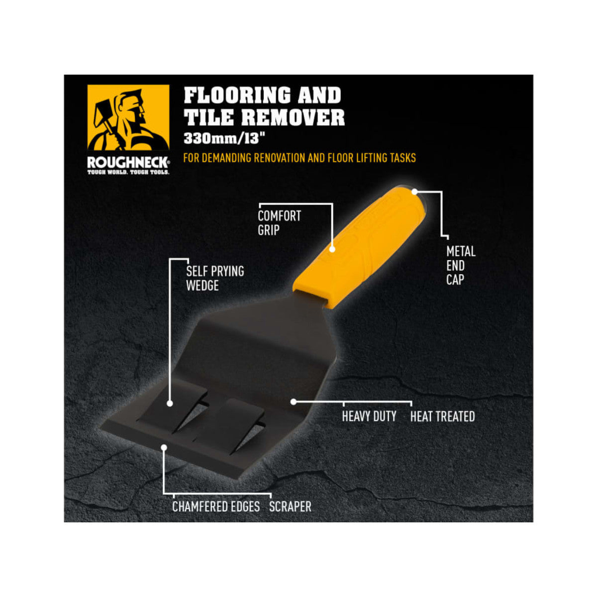 Roughneck Flooring and Tile Remover 330mm (13in) ROU64443