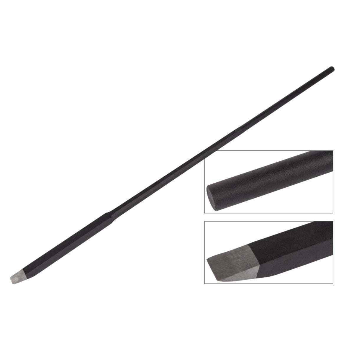 Roughneck Long Crowbar - Pinch Point and Tamper 1.52m (60in) 8.1kg (18lbs) ROU64518