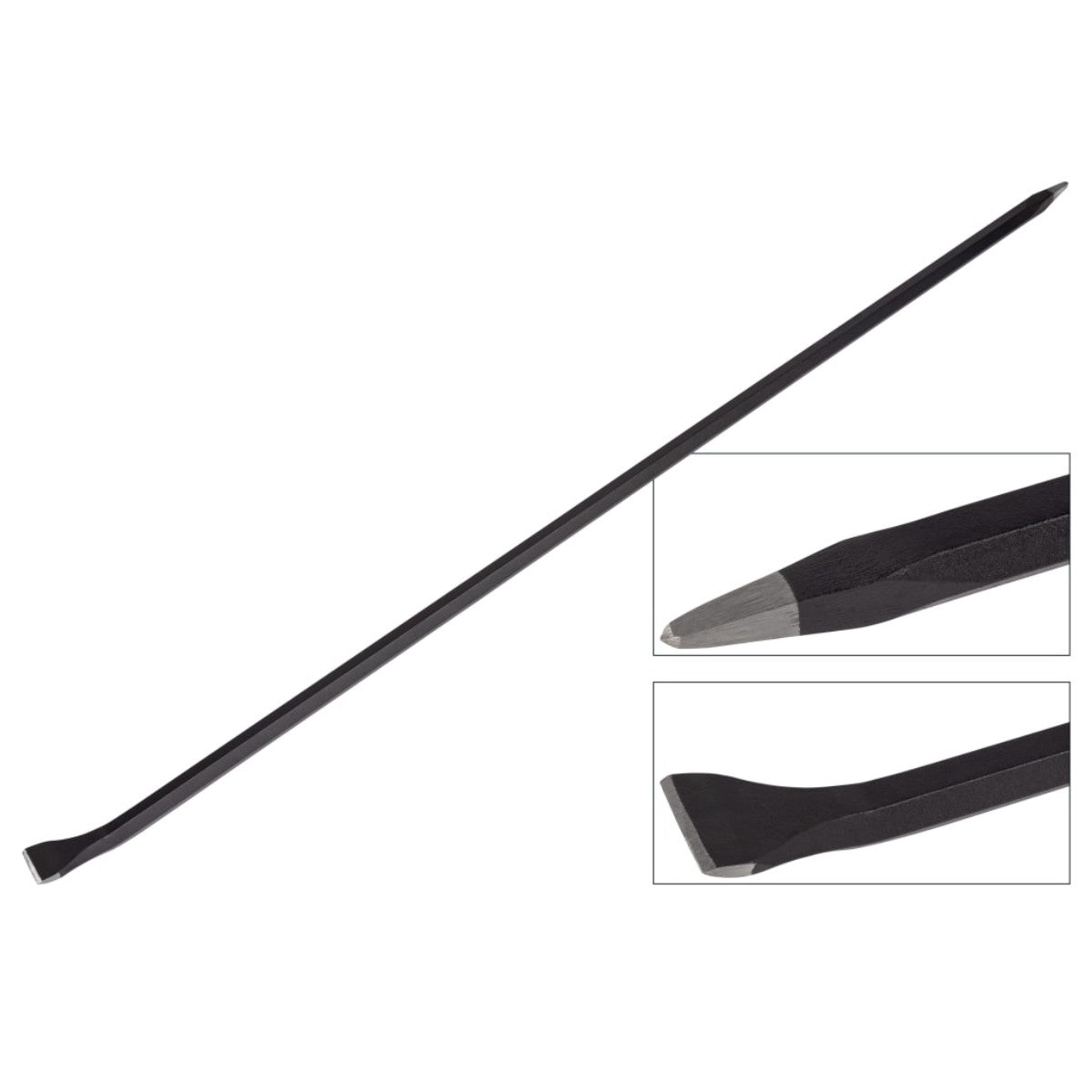 Roughneck Digging Bar - Bent Chisel and Point 1.52m (60in) 6.2kg (14lbs) ROU64585