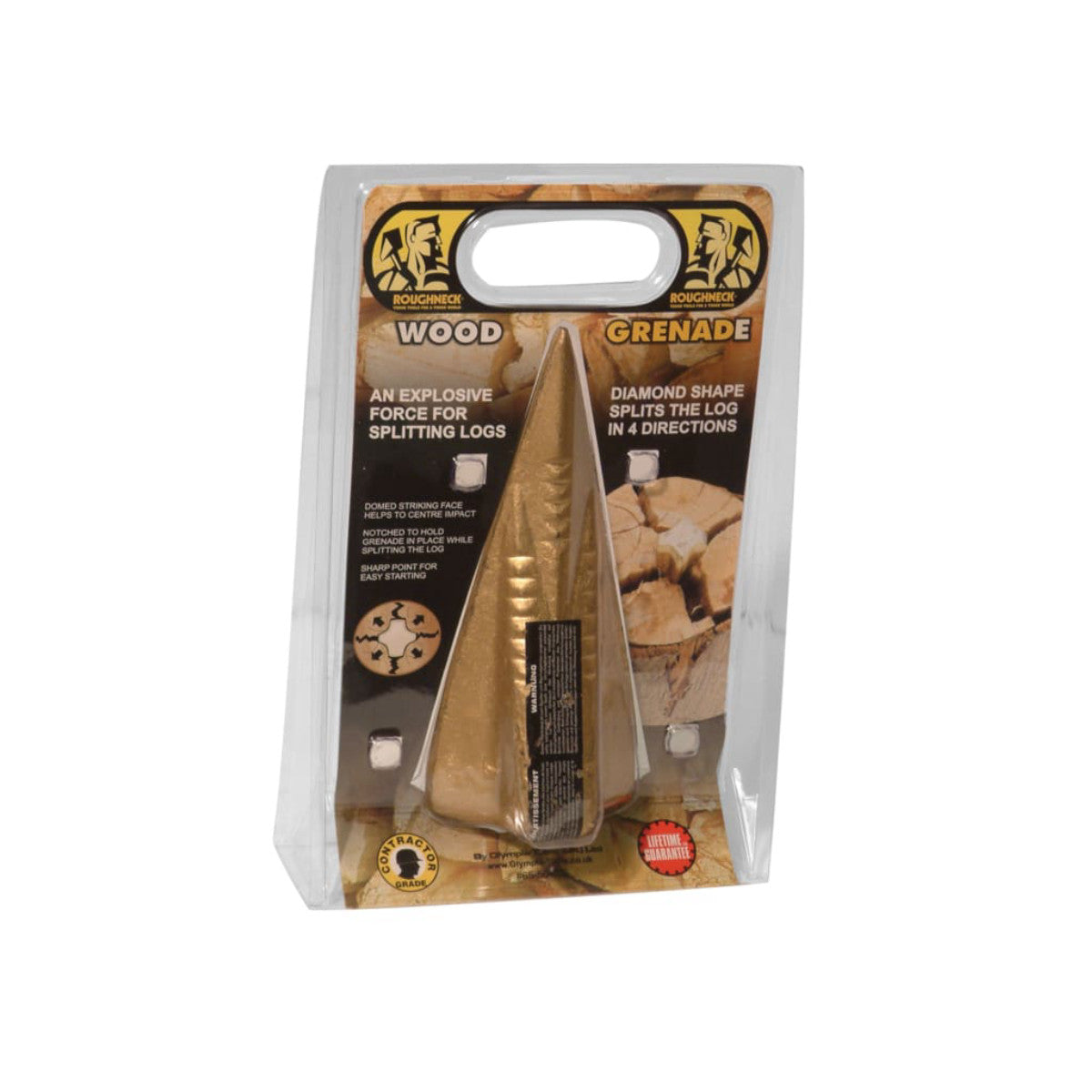 Roughneck Wood Grenade Splitting Wedge (Blister Packed) 1.6kg (4 lb) ROU65504BL