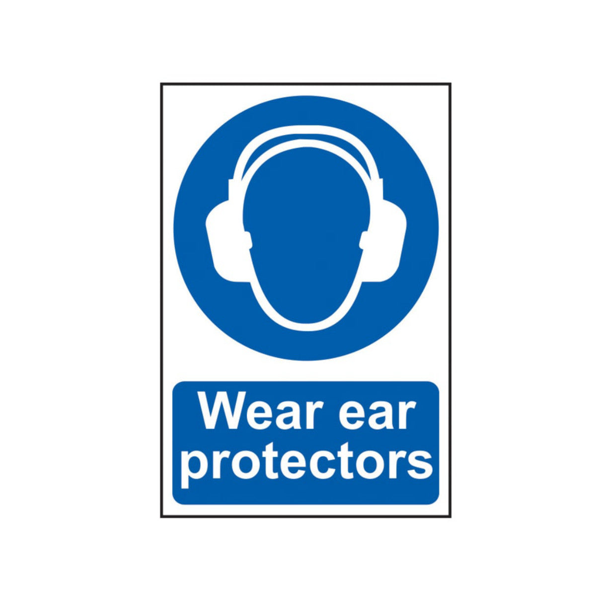 Scan Wear Ear Protectors - PVC Sign 200 x 300mm SCA0005