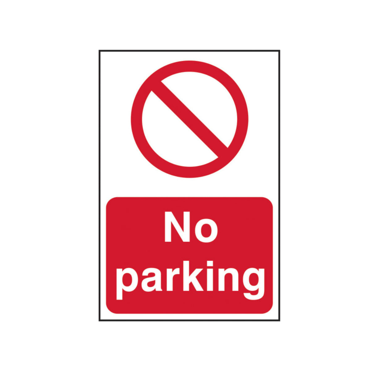 Scan No Parking - PVC Sign 200 x 300mm SCA0605