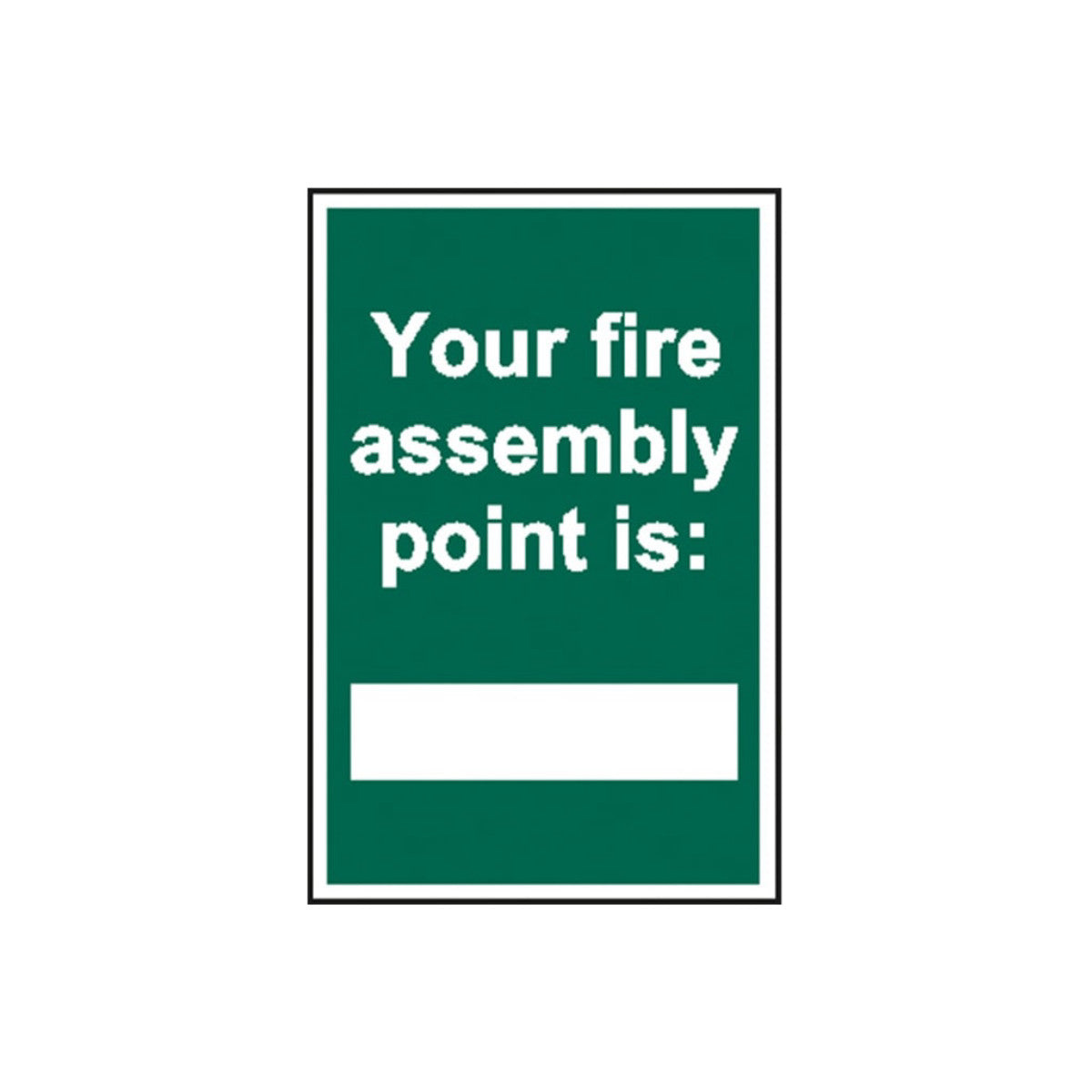 Scan Your Fire Assembly Point is - PVC Sign 200 x 300mm SCA1526