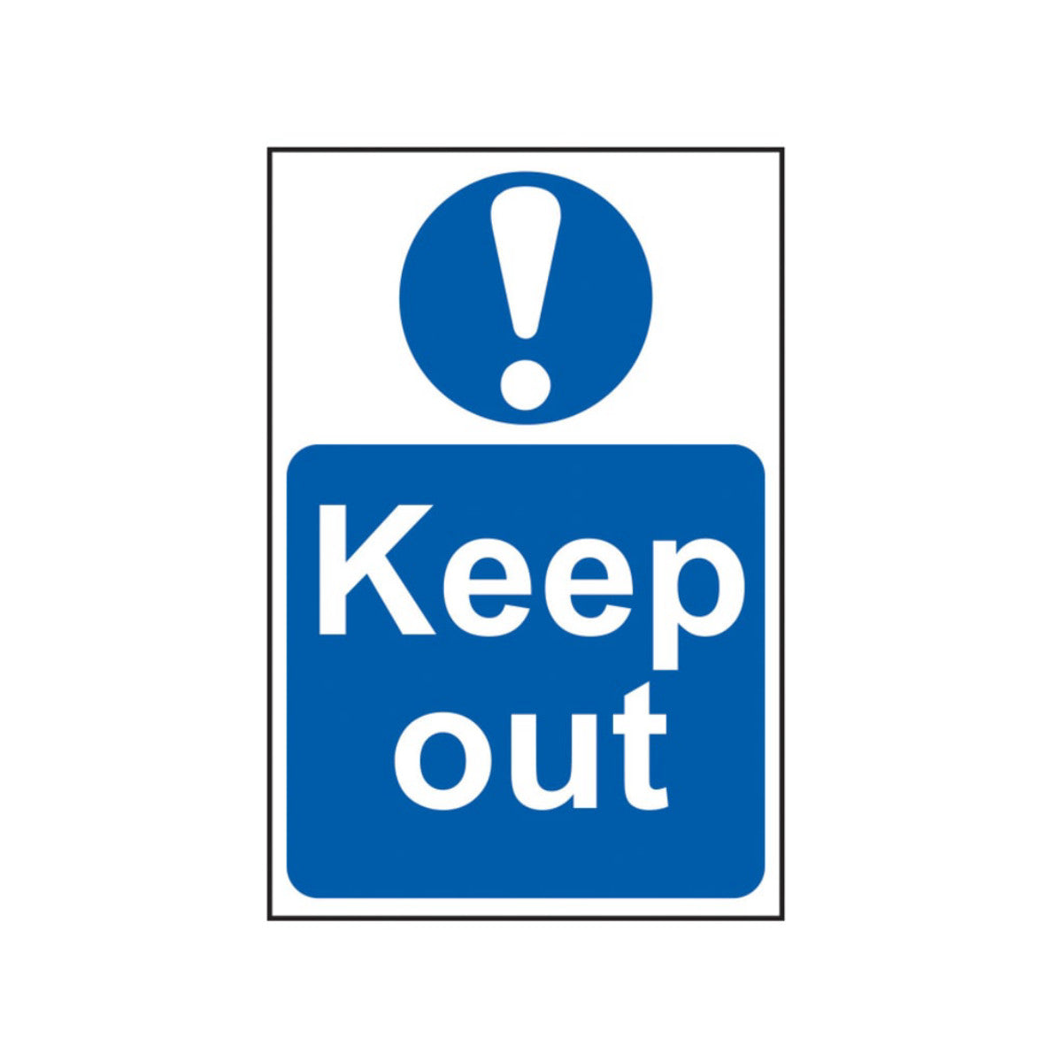 Scan Keep Out - PVC Sign 400 x 600mm SCA4003
