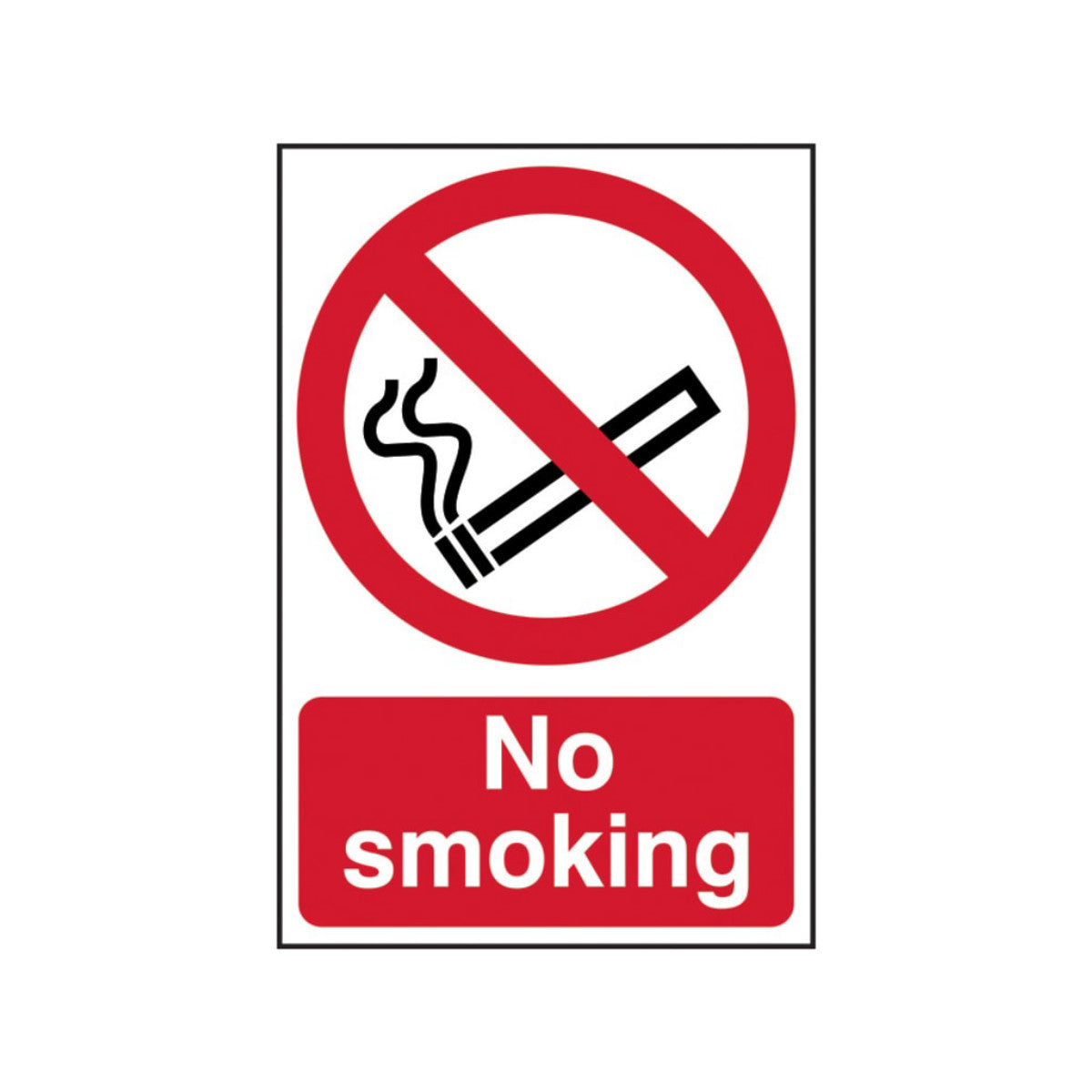 Scan No Smoking - PVC Sign 400 x 600mm SCA4050