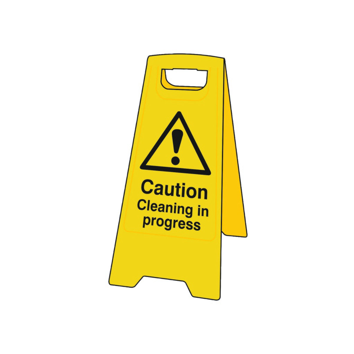 Scan Caution Cleaning In Progress - Heavy Duty 'A' Board SCA4703