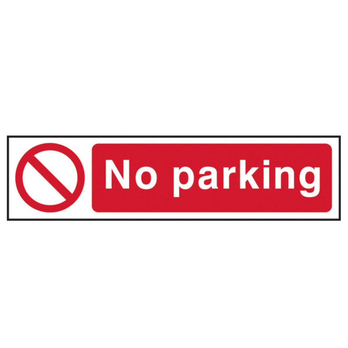 Scan No Parking - PVC Sign 200 x 50mm SCA5056