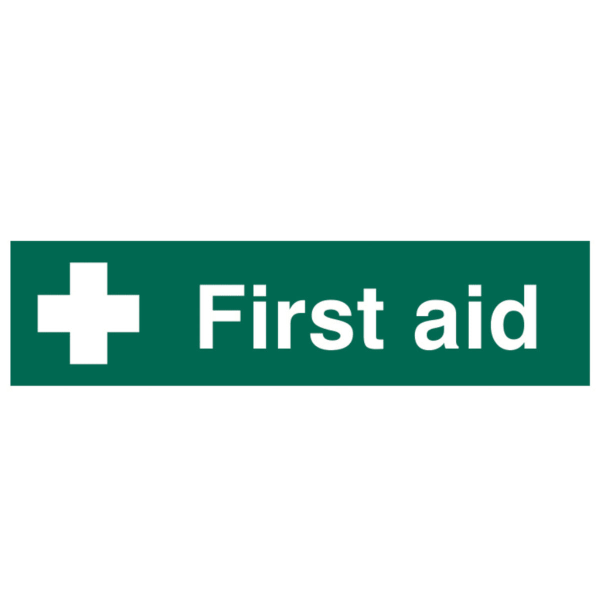 Scan First Aid - PVC Sign 200 x 50mm SCA5212