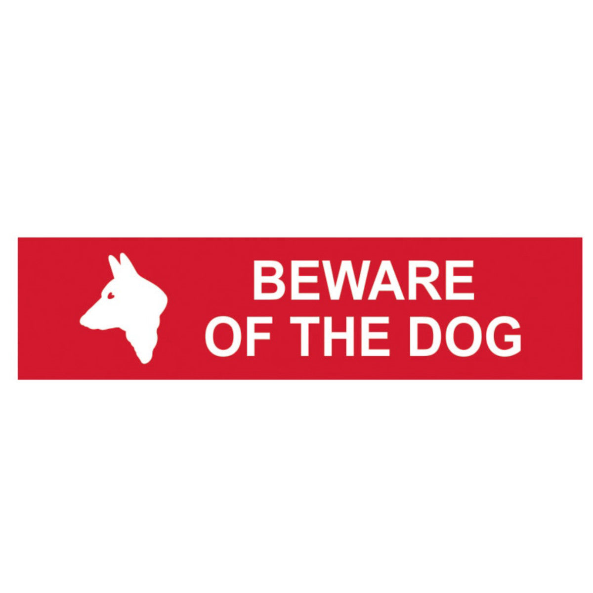 Scan Beware Of The Dog - PVC Sign 200 x 50mm SCA5251