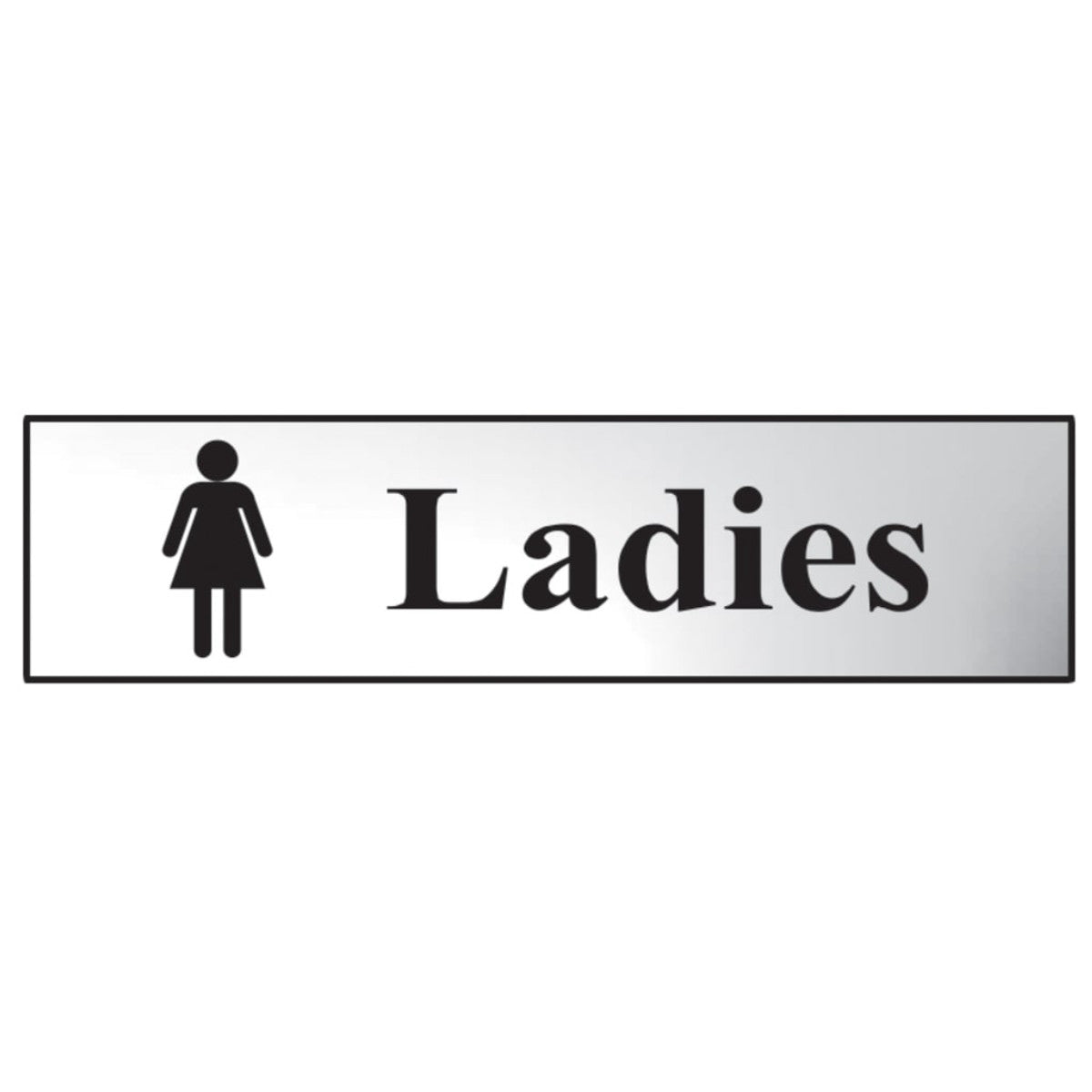 Scan Ladies - Polished Chrome Effect 200 x 50mm SCA6002C