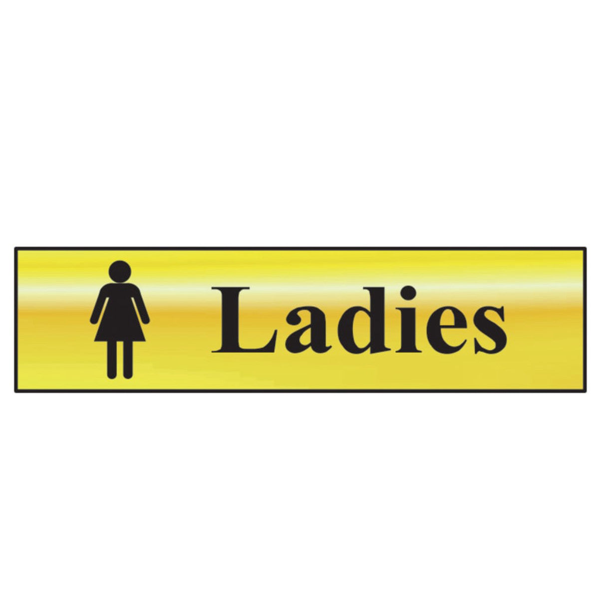 Scan Ladies - Polished Brass Effect 200 x 50mm SCA6002