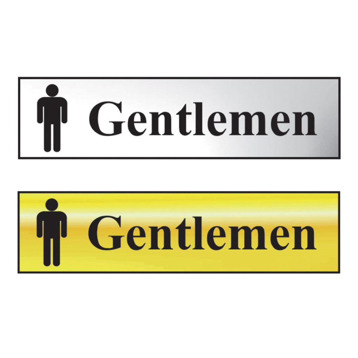 Scan Gentlemen - Polished Chrome Effect 200 x 50mm SCA6003C