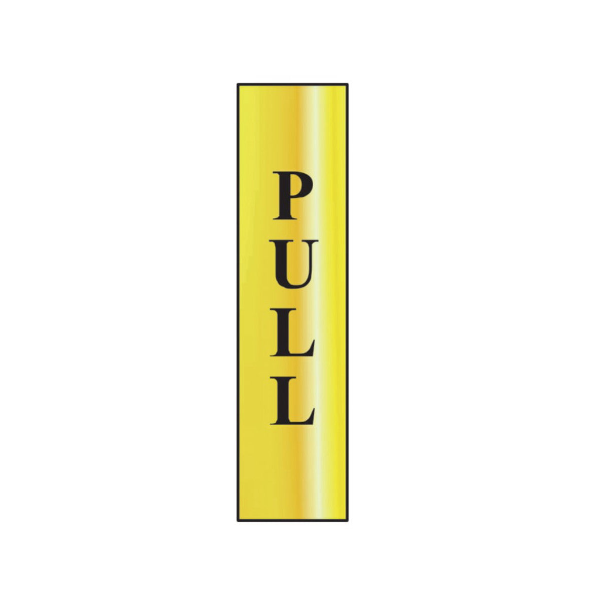 Scan Pull Vertical - Polished Brass Effect 50 x 200mm SCA6034