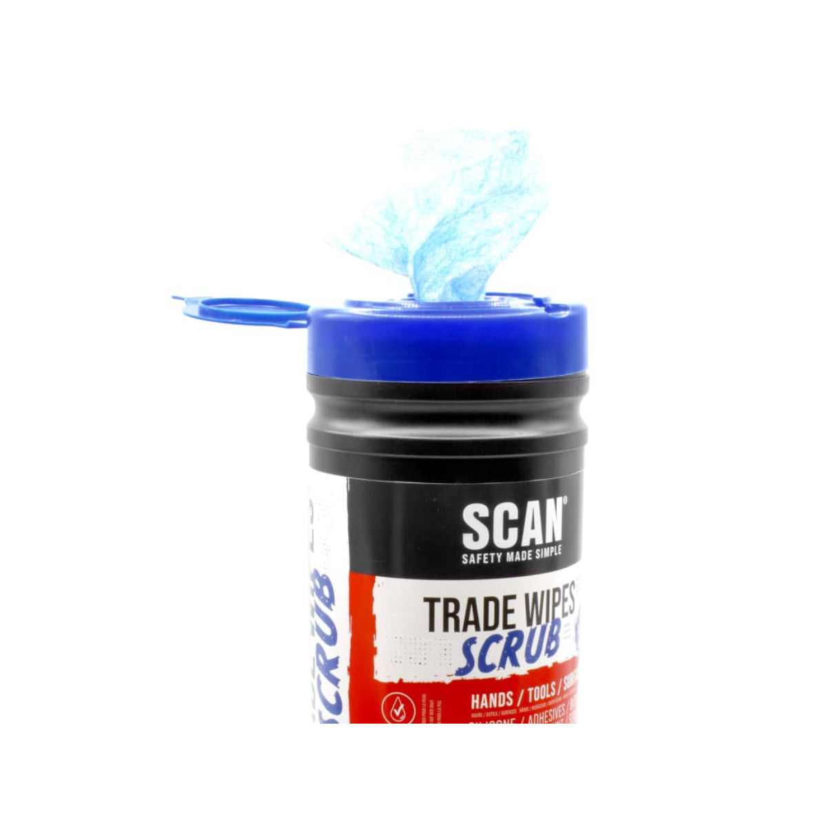Scan Scrub Wipes (Tub 80) SCACWS80
