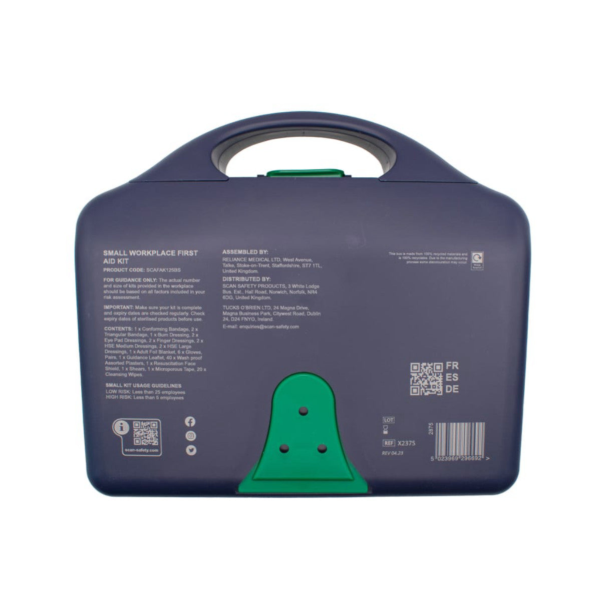 Scan First Aid Kit 1-25 Persons BS Approved SCAFAK125BS