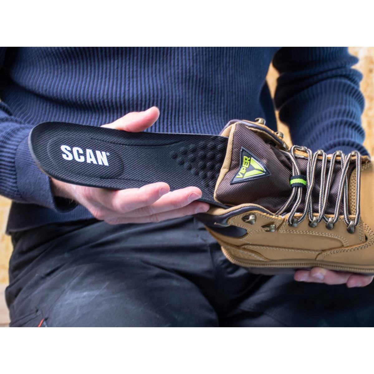 Scan 1 Pair of Insoles - UK Size 9-12 SCAFWINSOLEL
