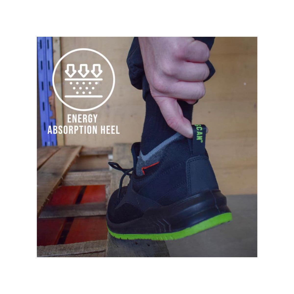 Scan Viper S1P Safety Trainers UK 12 EUR 47 SCAFWVIPTR12