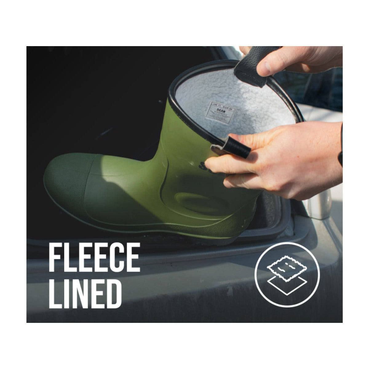 Scan Fleece Lined Wellingtons UK 7 EUR 41 SCAFWWELFL7