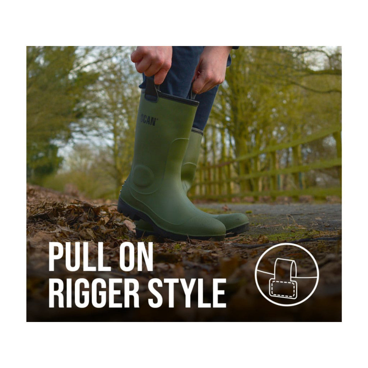 Scan Fleece Lined Wellingtons UK 9 EUR 43 SCAFWWELFL9