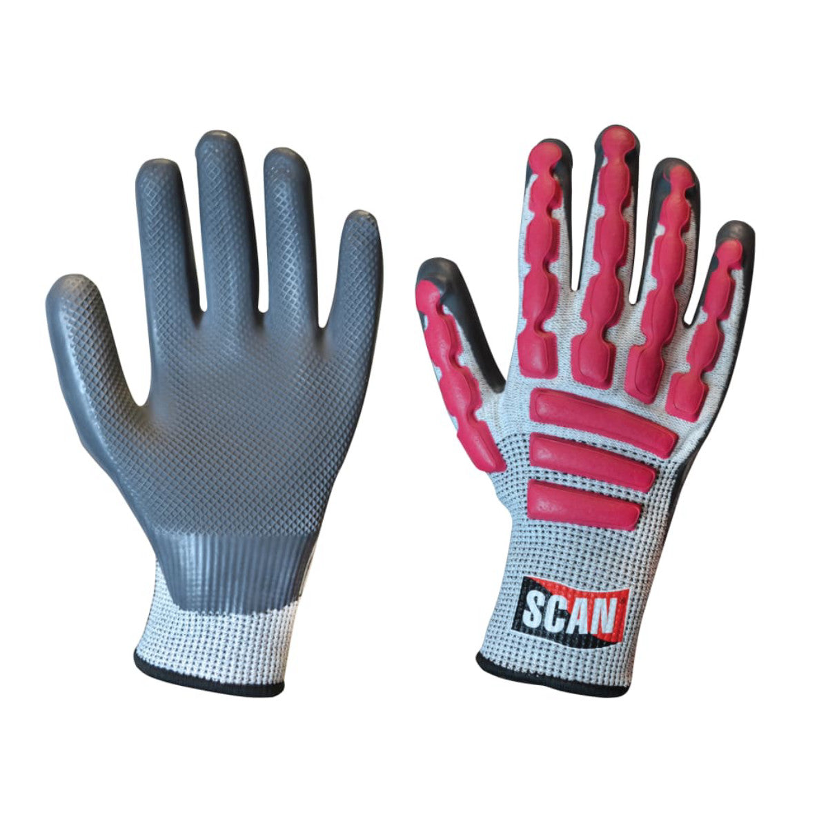 Scan Anti-Impact Latex Cut 5 Gloves - XXL (Size 11) SCAGLOAIXX