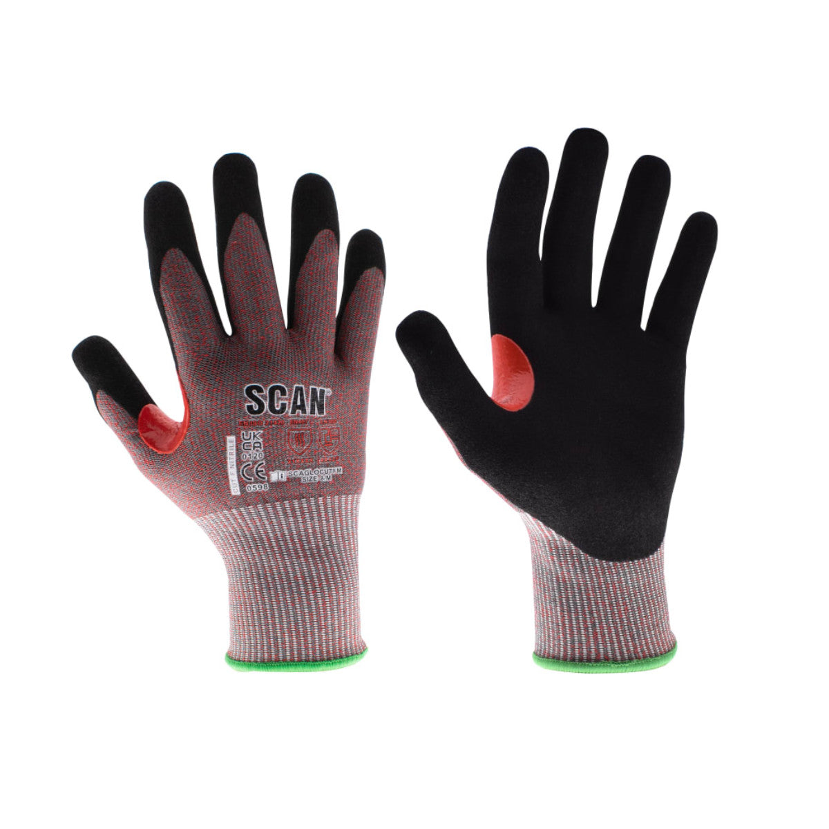 Scan Nitrile Palm Cut F Gloves - XL (Size 10) SCAGLOCUTFXL