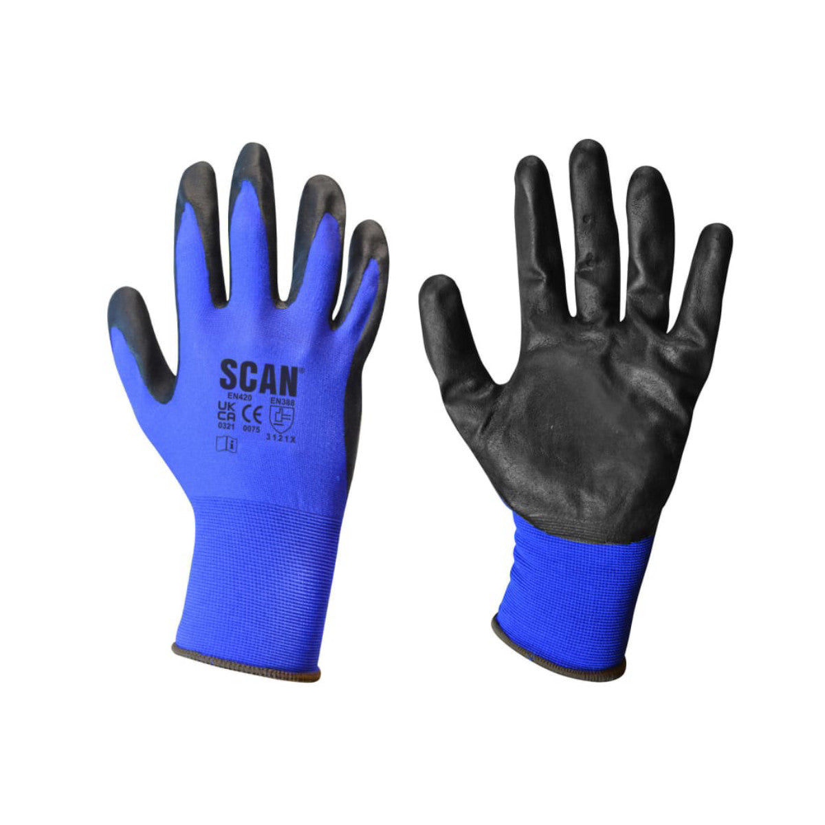 Scan Max - Dexterity Nitrile Gloves - M (Size 8) SCAGLODEXTM
