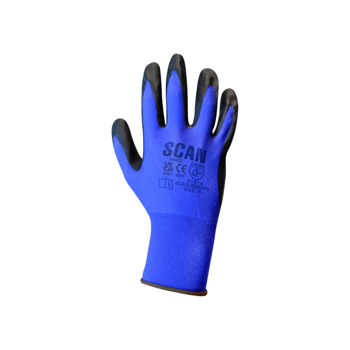 Scan Max - Dexterity Nitrile Gloves - M (Size 8) SCAGLODEXTM