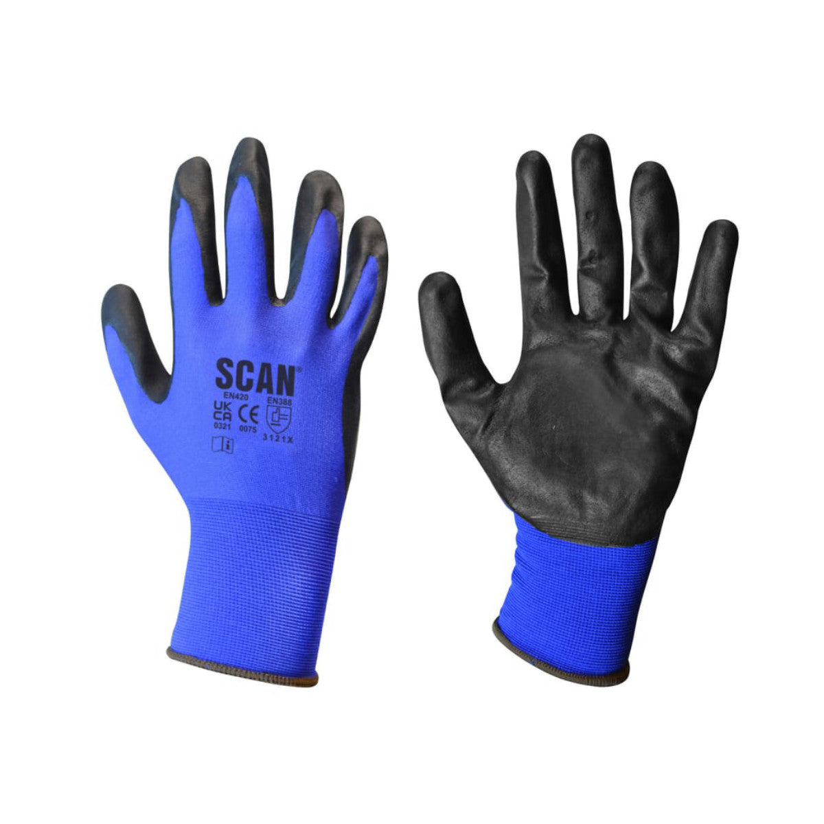 Scan Max - Dexterity Nitrile Gloves - XL (Size 10) SCAGLODEXTXL
