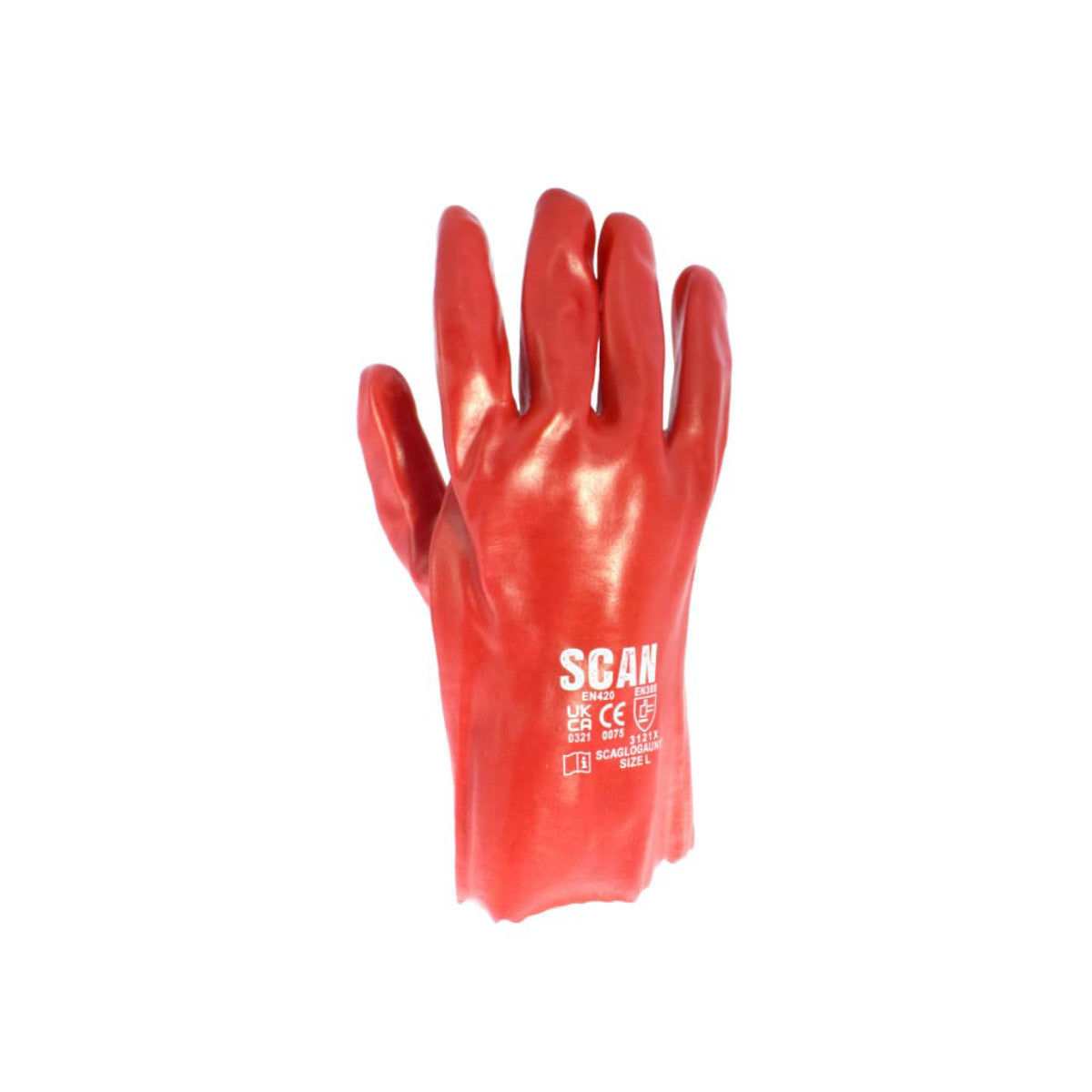 Scan PVC Gauntlets 27cm (11in) - L (Size 9) SCAGLOGAUN11