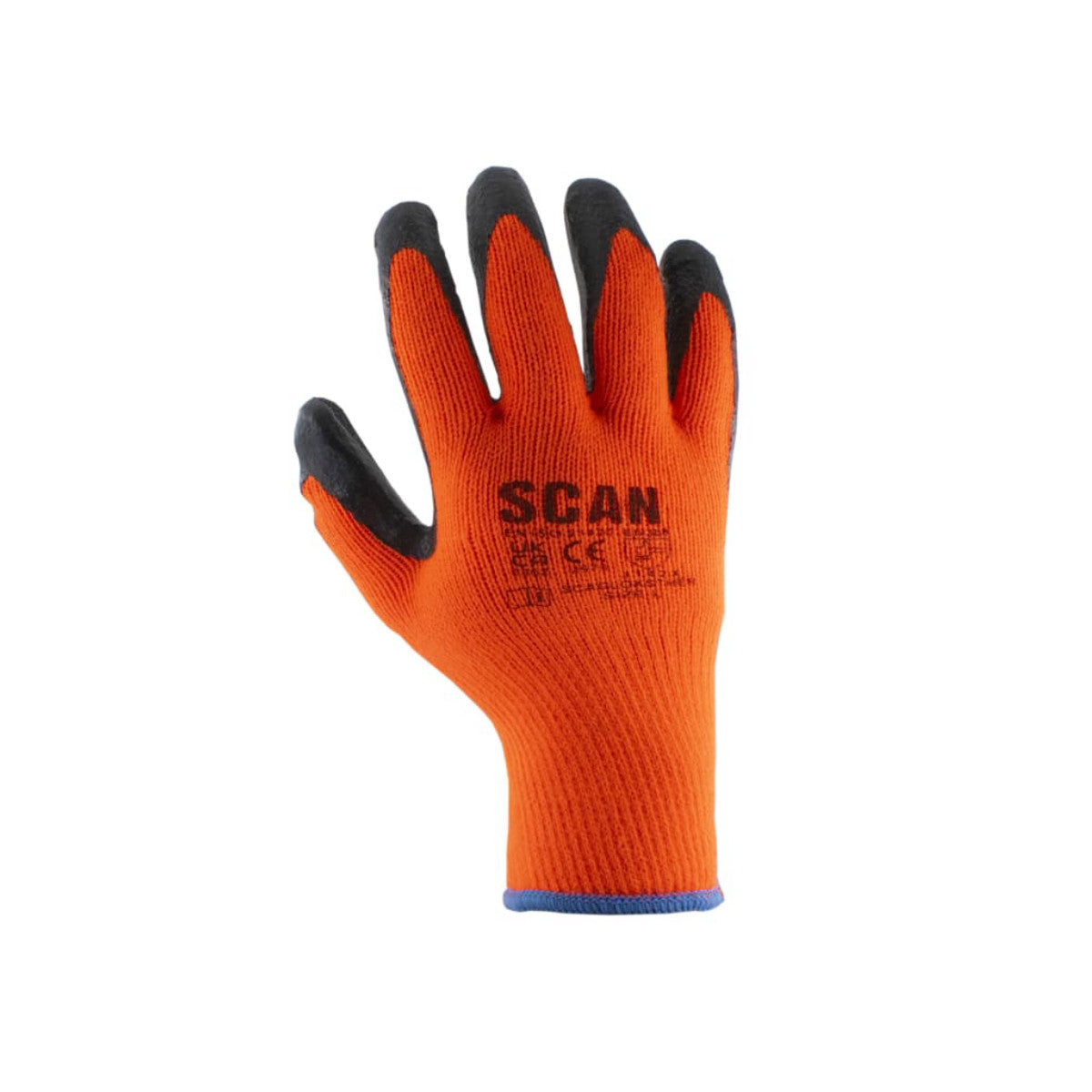 Scan Thermal Latex Coated Gloves - XL (Size 10) (Pack 5) SCAGLOKSTH5X