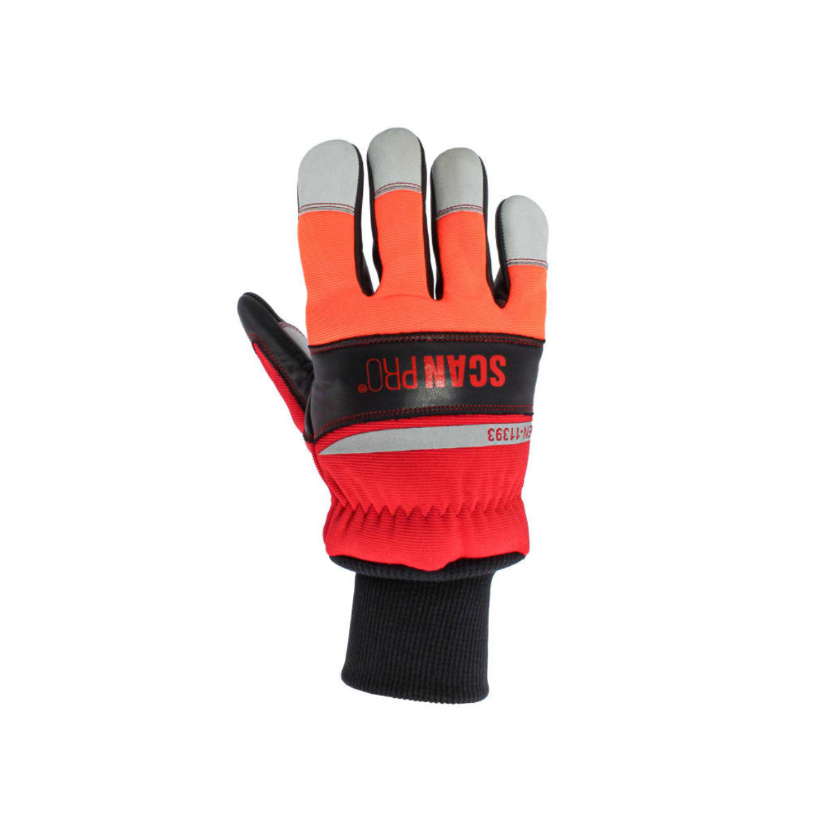 Scan Class 1 Dual Hand Chainsaw Leather Gloves - L (Size 9) SCAGLOPCSL